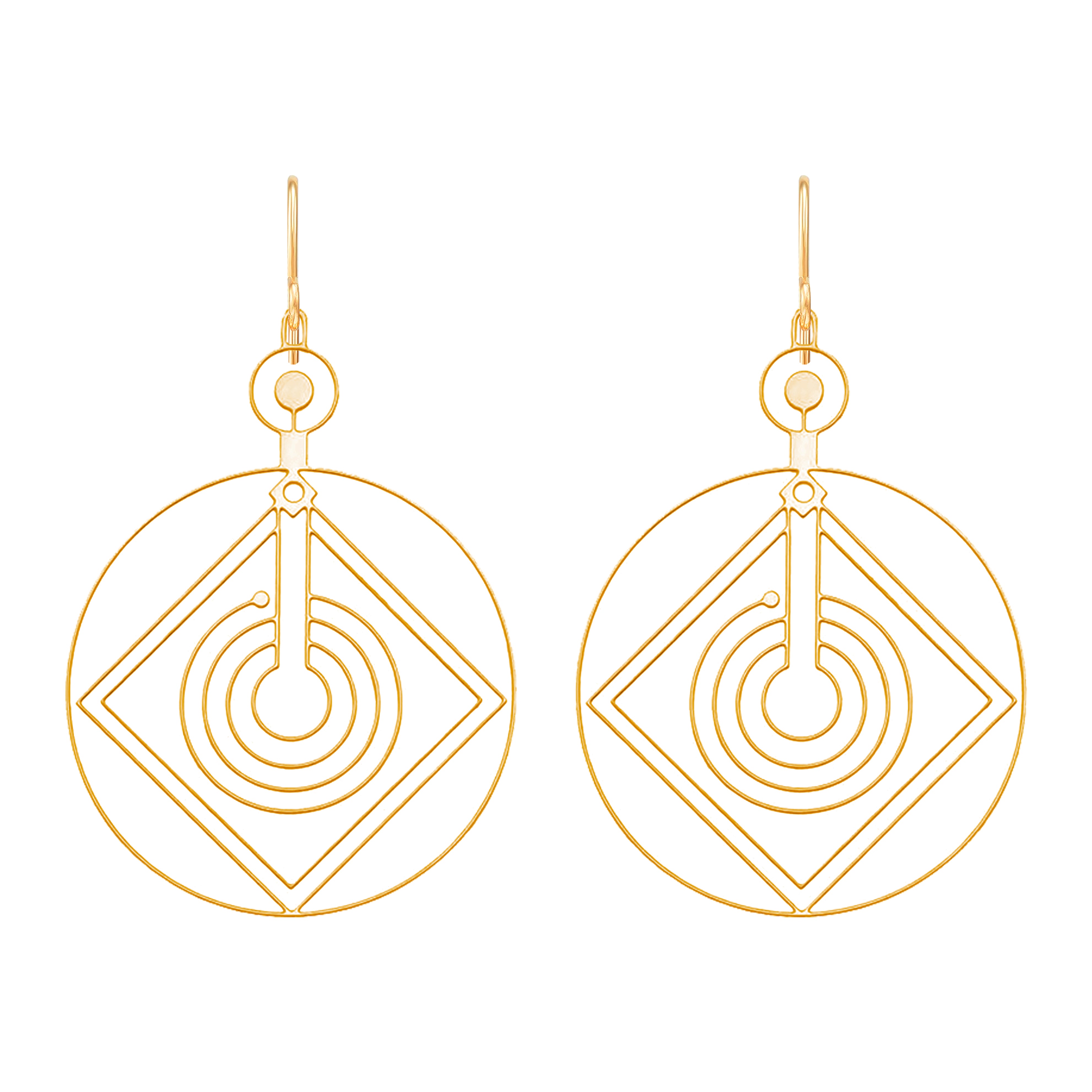 Space Jewelry - Large Crop Circle Jewelry
