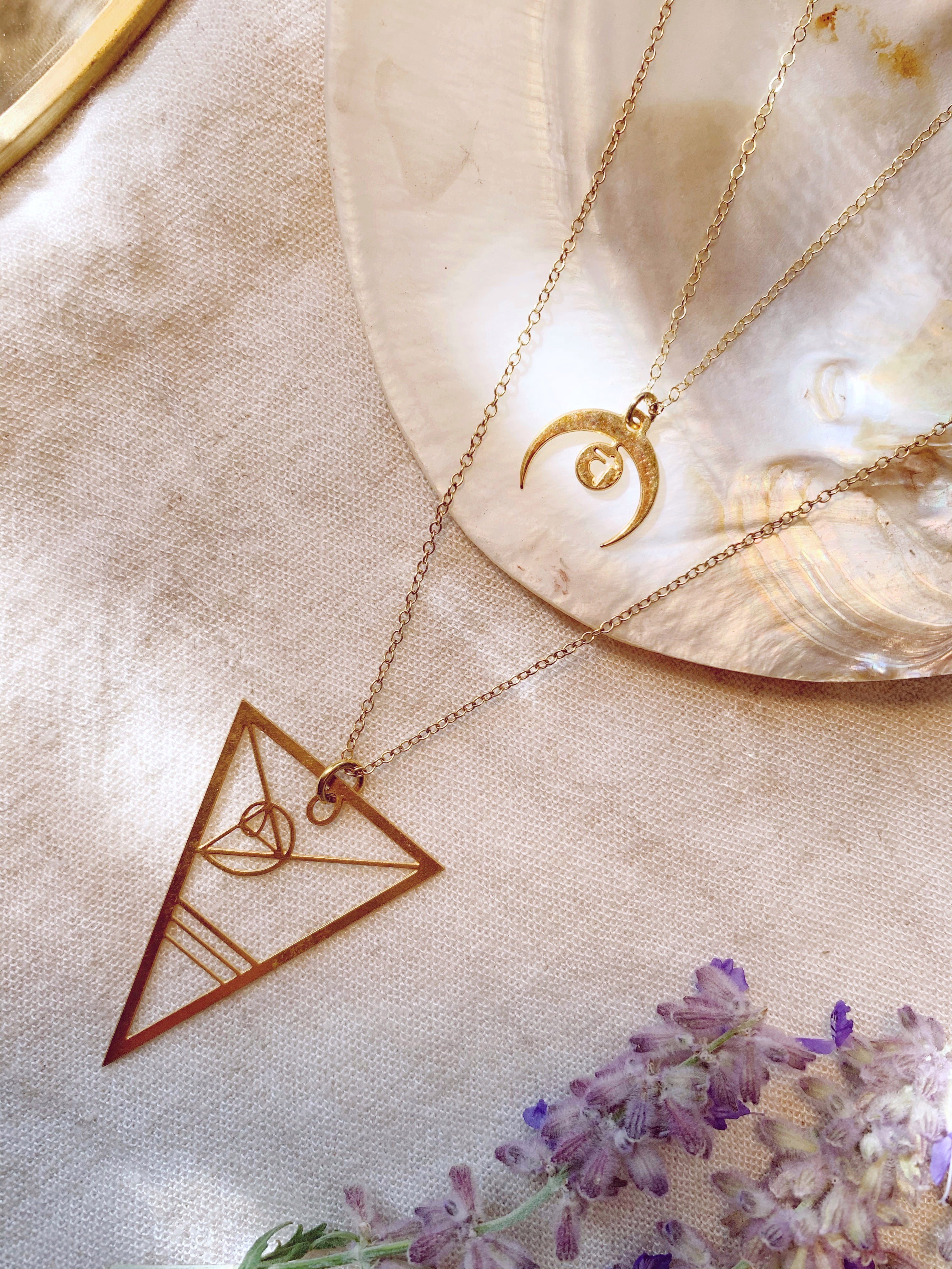 Rael Cohen Math Inspired Necklace In Gold