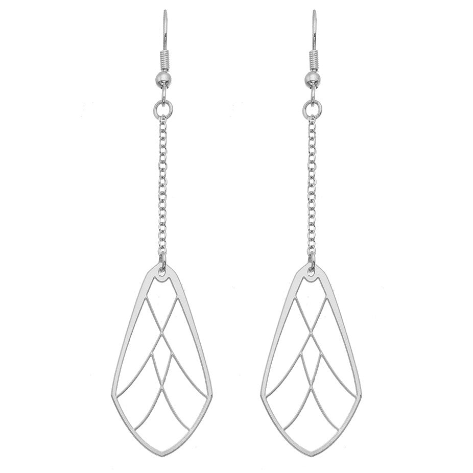 Rael Cohen Butterfly Chrysalis Inspired Earrings In Silver