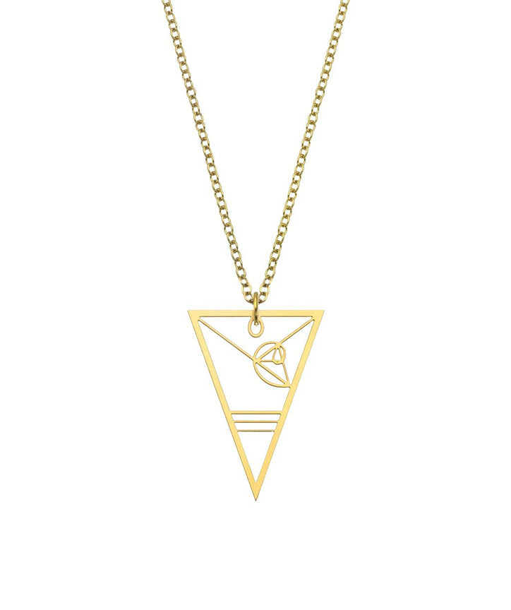 Rael Cohen Math Inspired Golden Ratio Necklace In Gold