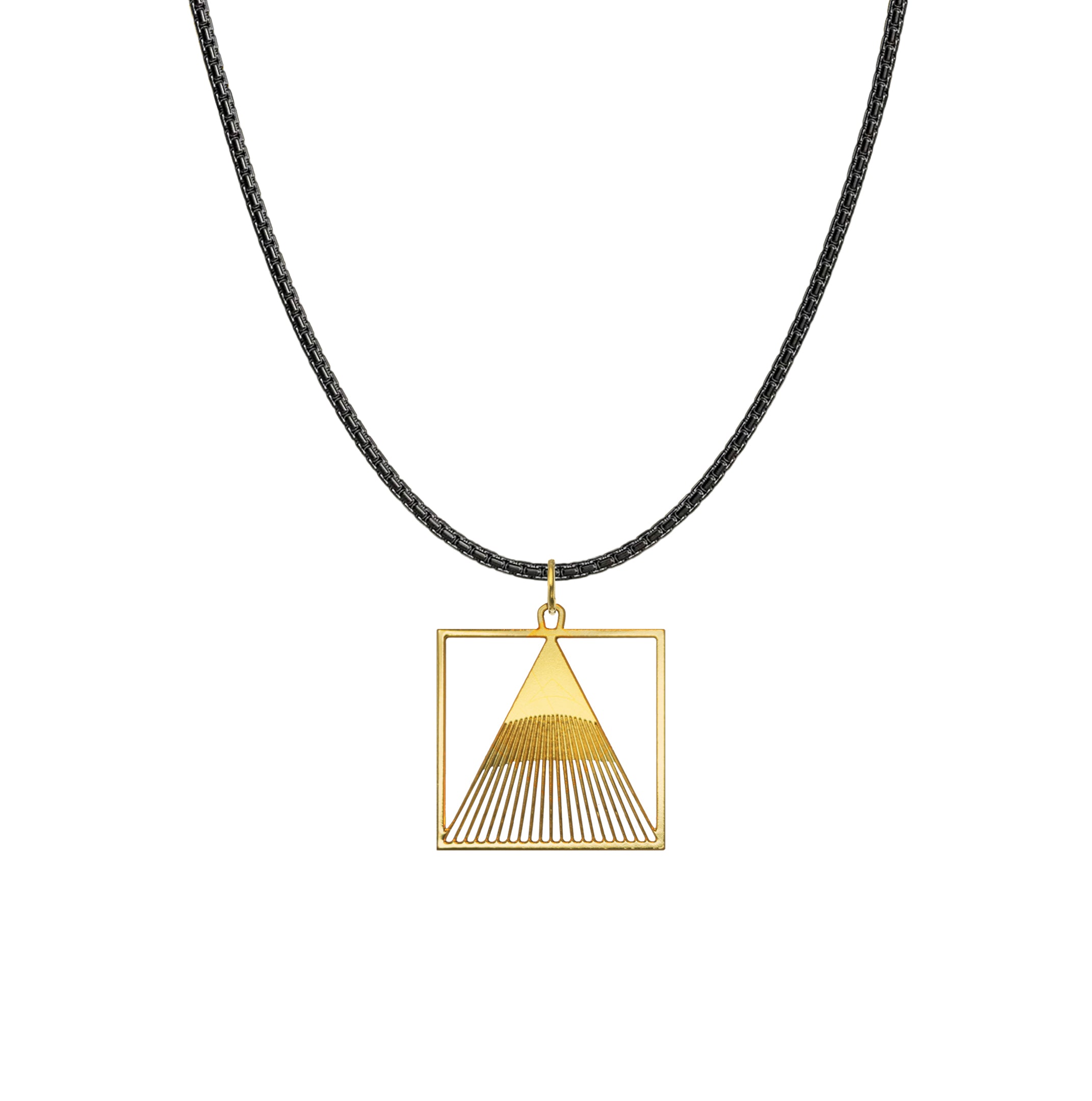 Mens Pyramid Necklace