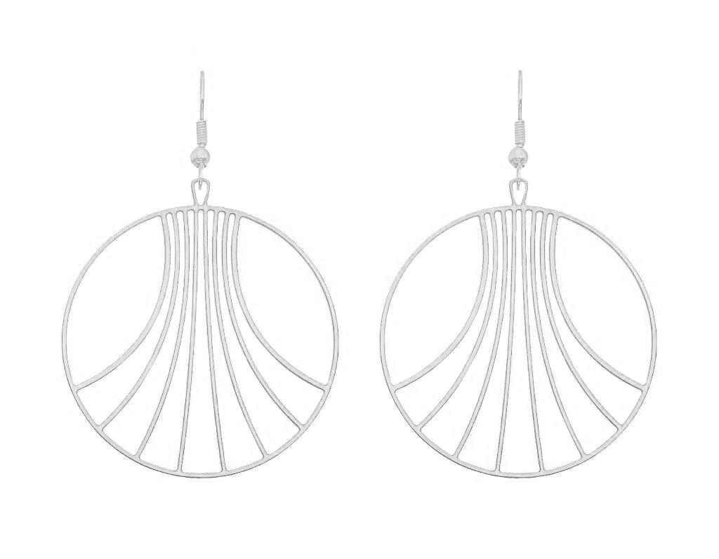 Gravity Wave Drop Earrings