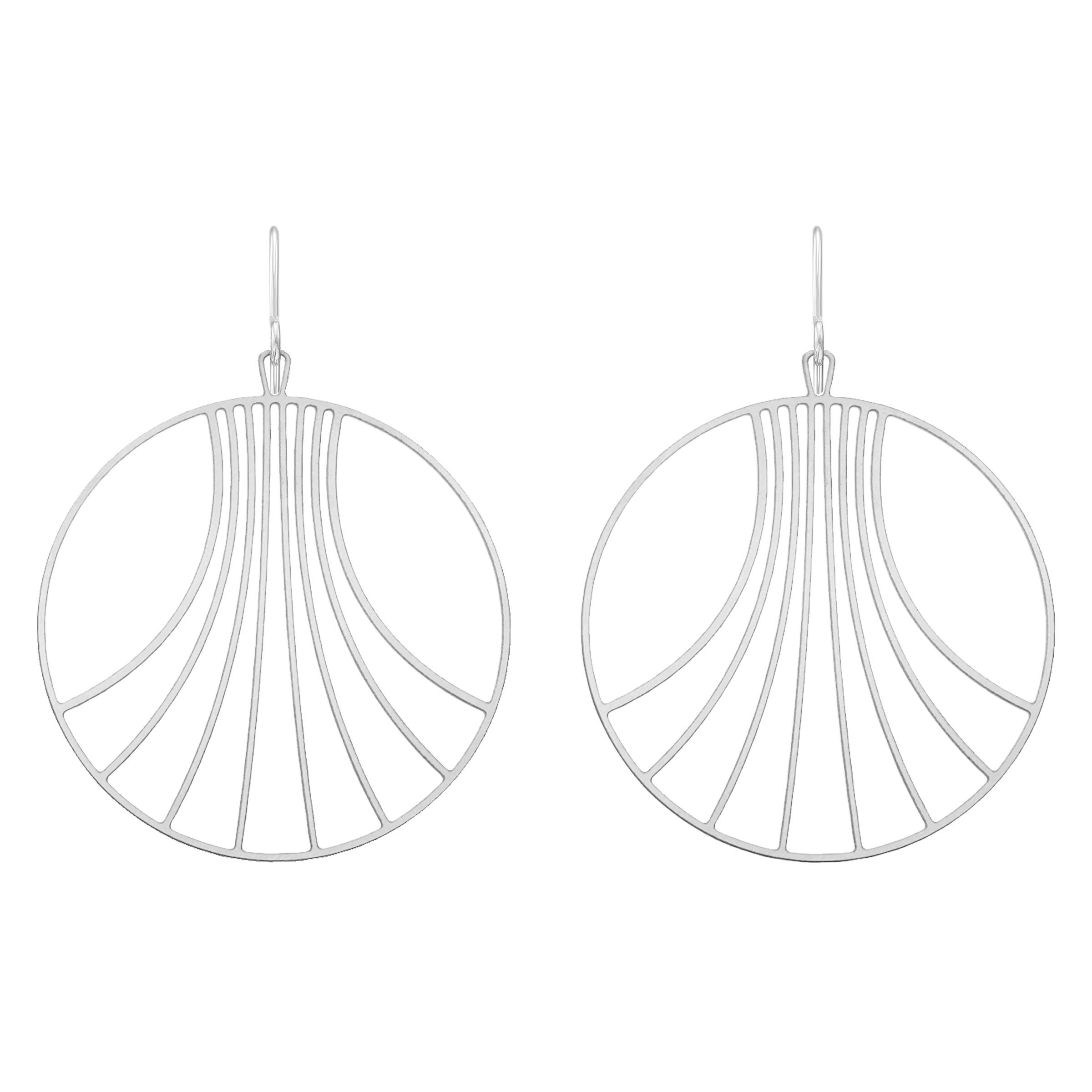 Science Inspired Jewelry - Gravity Waves Earrings