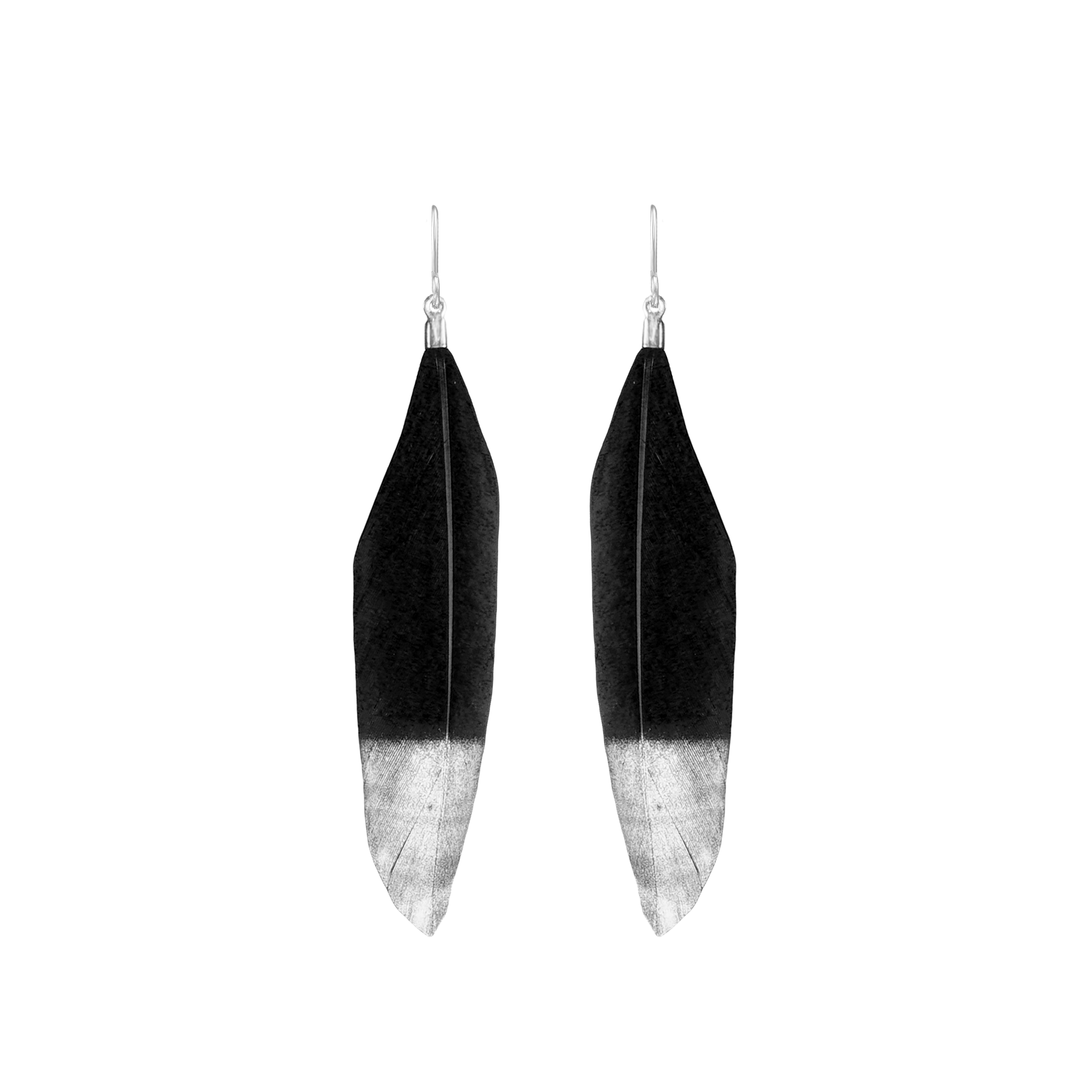 Feather Drop Earrings