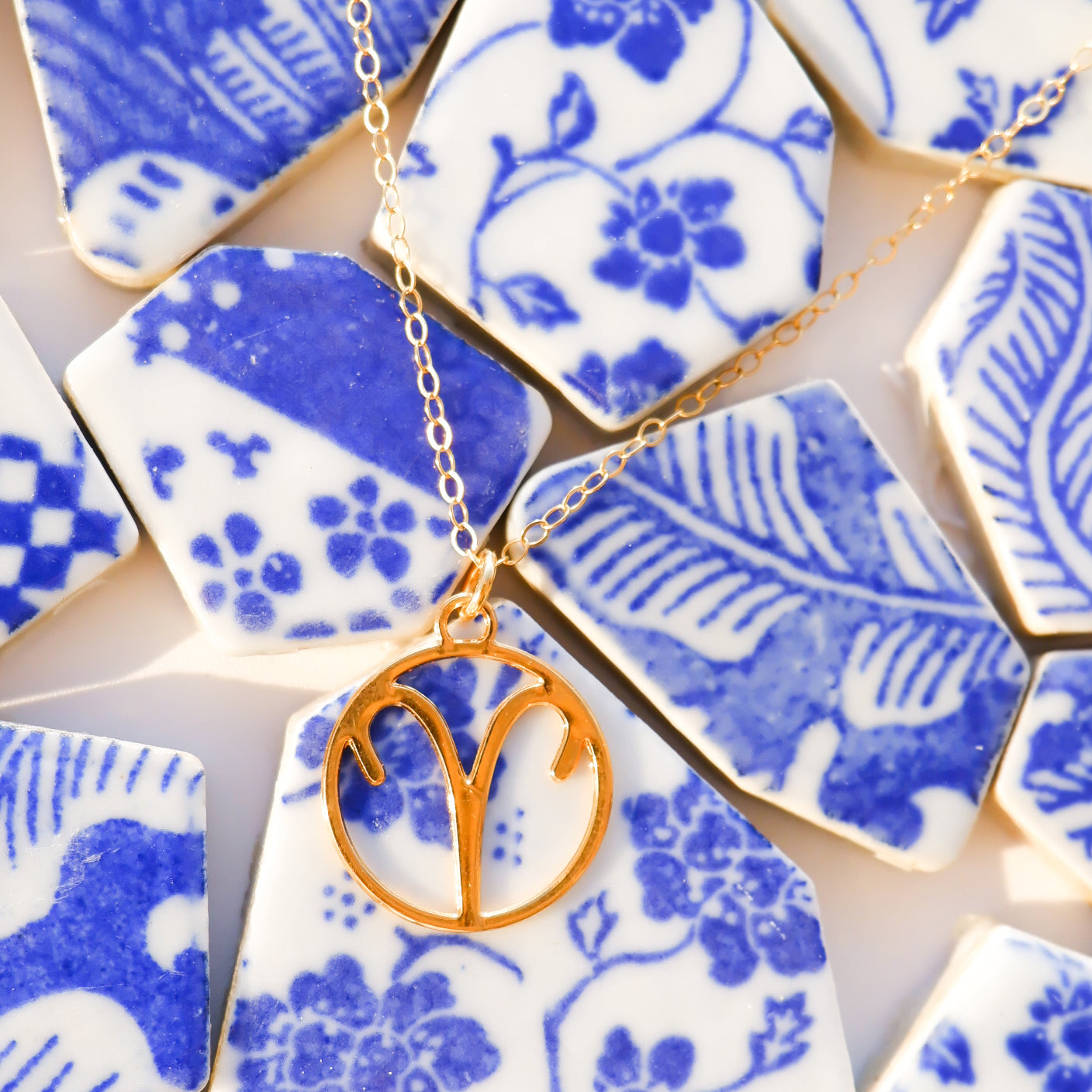 Rael Cohen Zodiac Inspired Aries Necklace In Gold