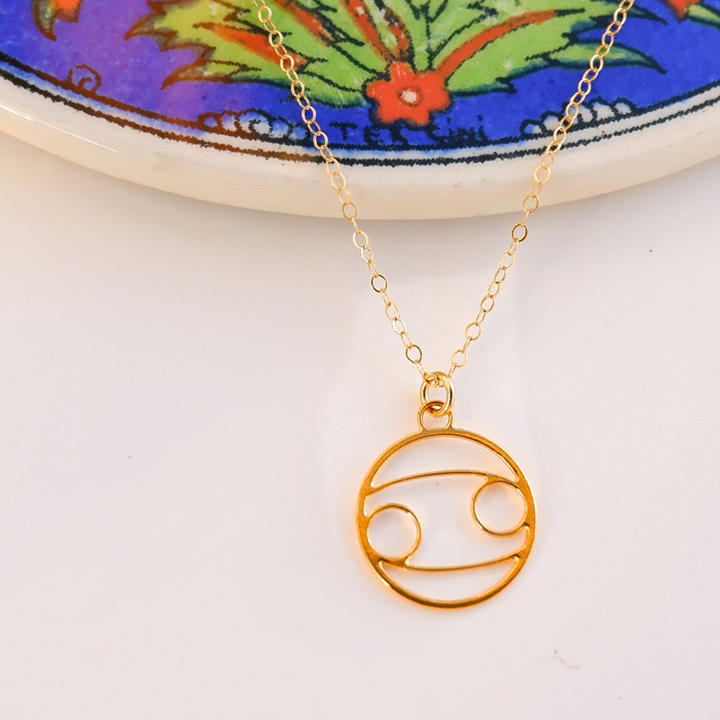 Rael Cohen Zodiac Inspired Cancer Necklace In Gold