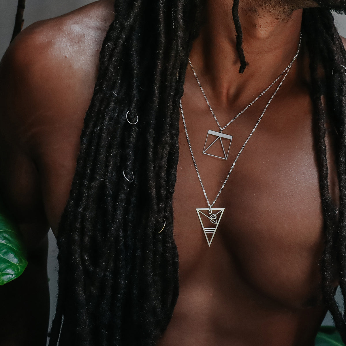 Rael Cohen Mens Math Inspired Golden Ratio Necklace In Silver