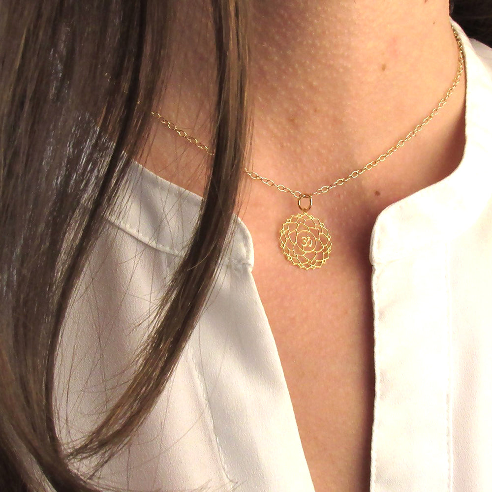 Rael Cohen Crown Chakra Inspired Necklace In Gold