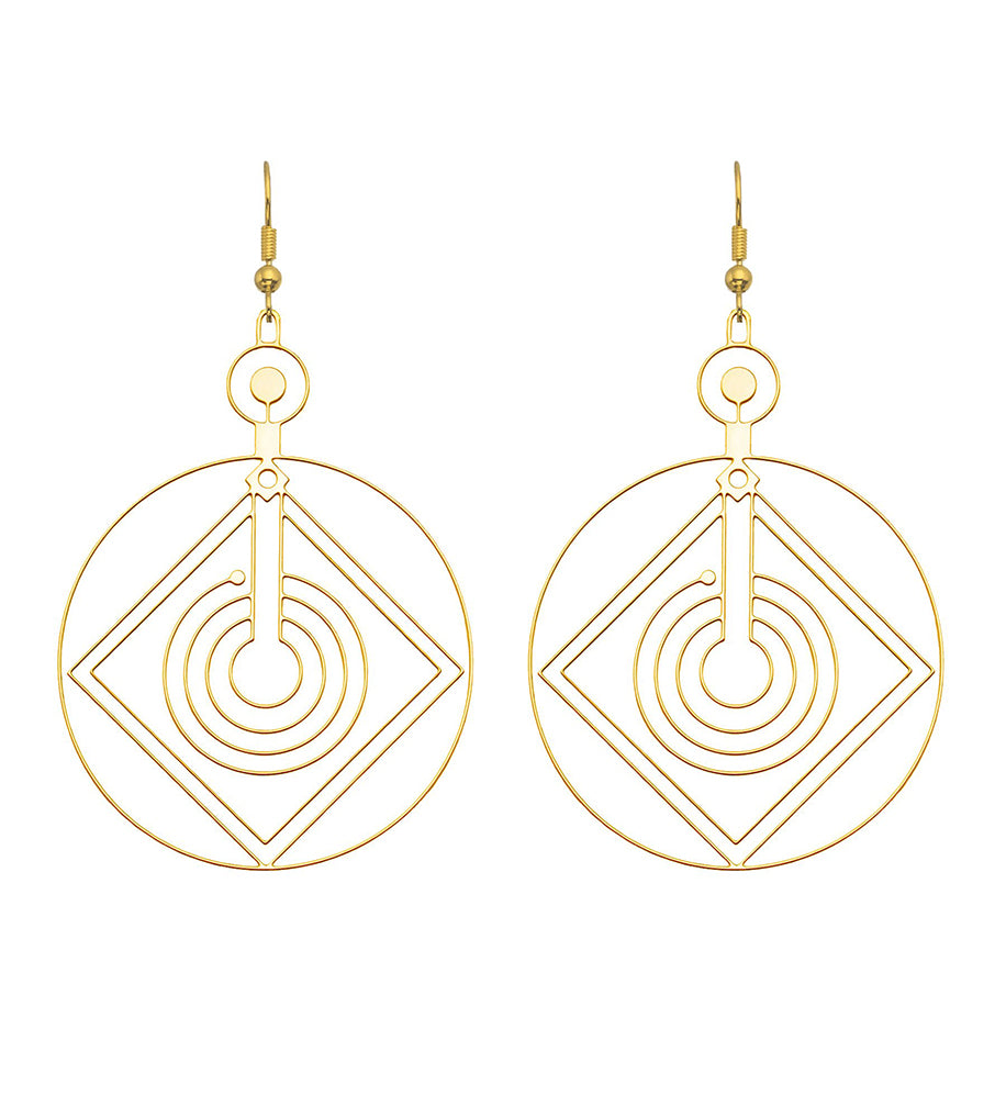 Europa Crop Circle Earrings
