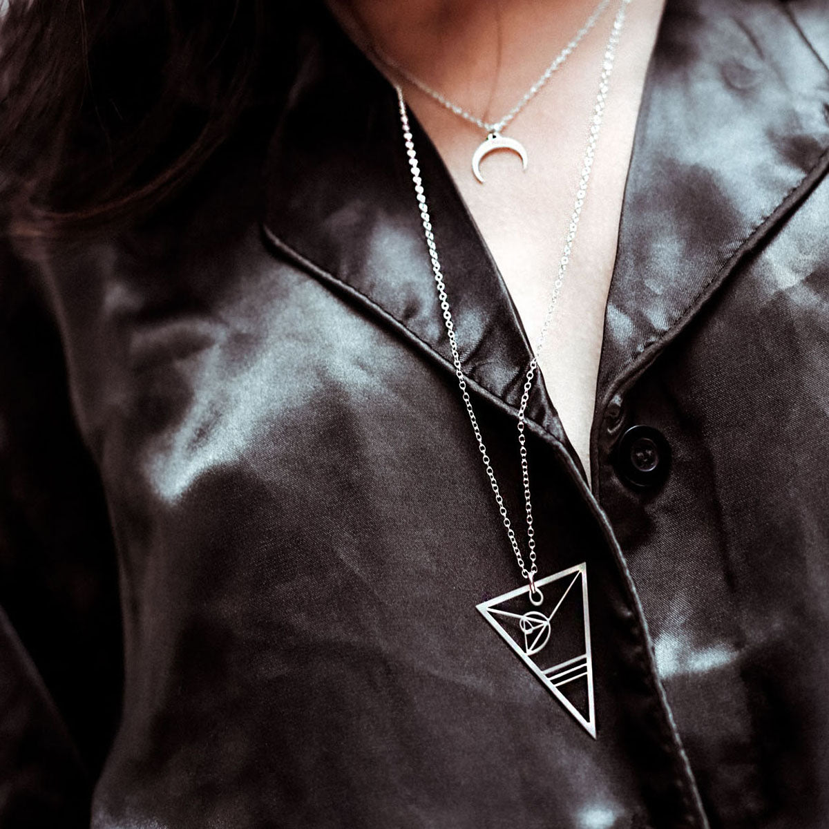 Rael Cohen Fibonacci inspired Necklace In Silver