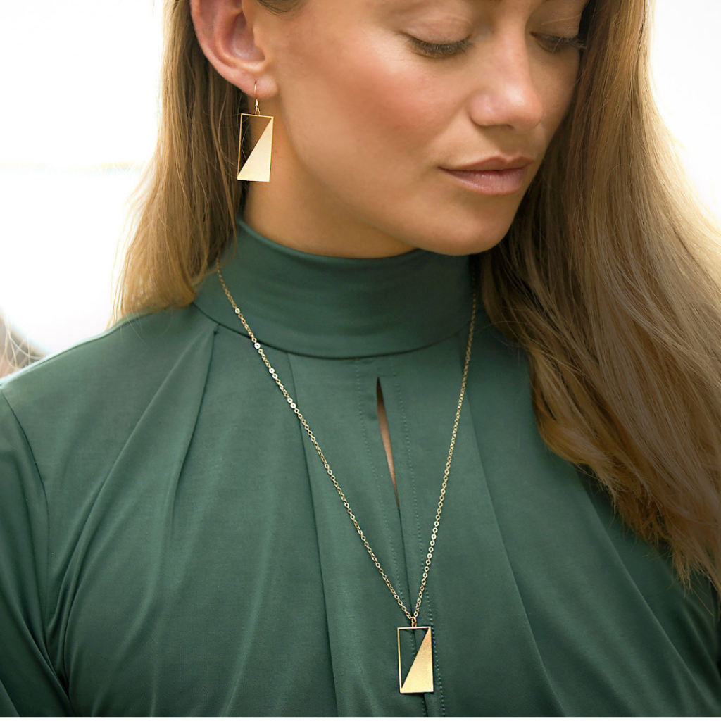 Rael Cohen Geometric Inspired Necklace In Gold