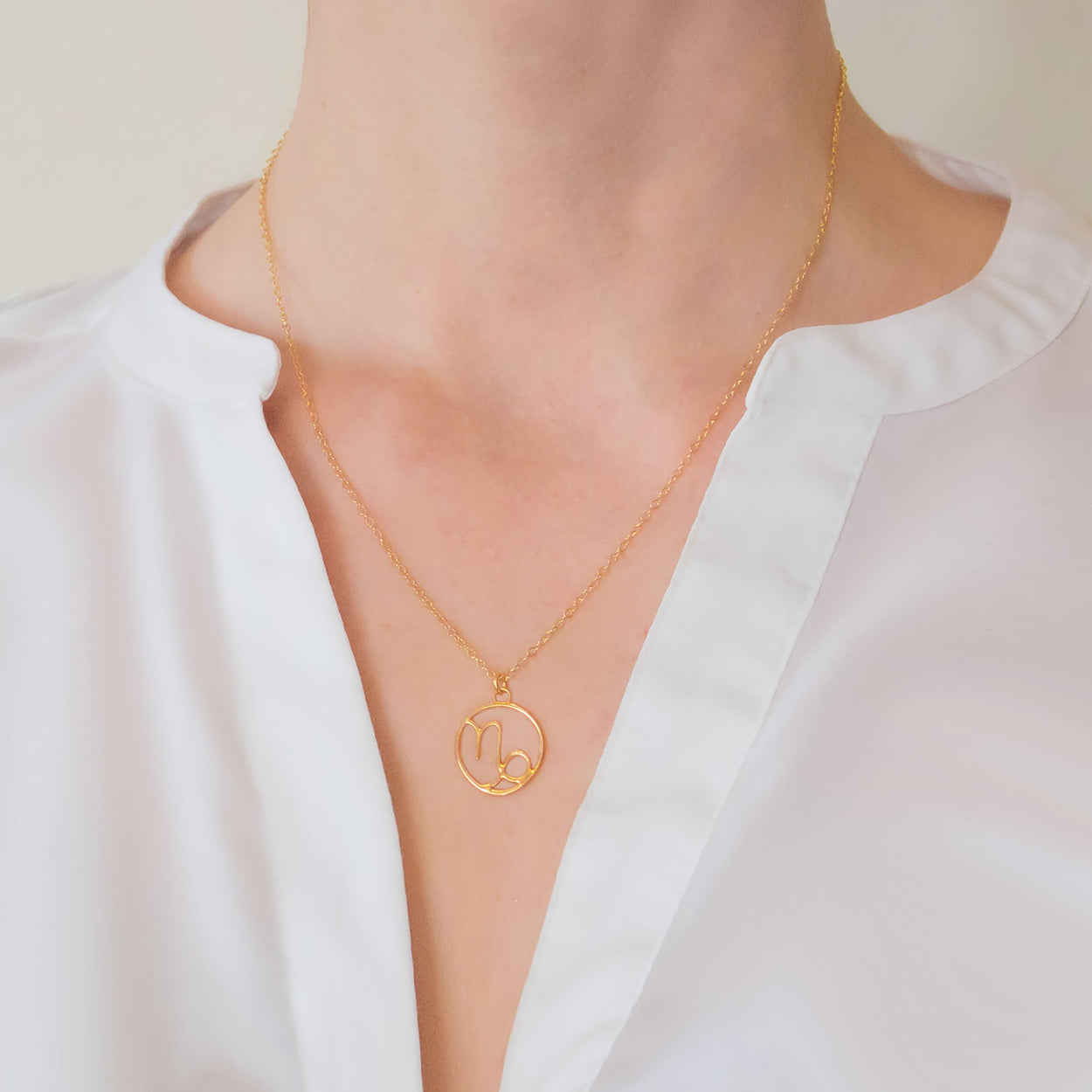 Rael Cohen Zodiac Inspired Capricorn Necklace In Gold