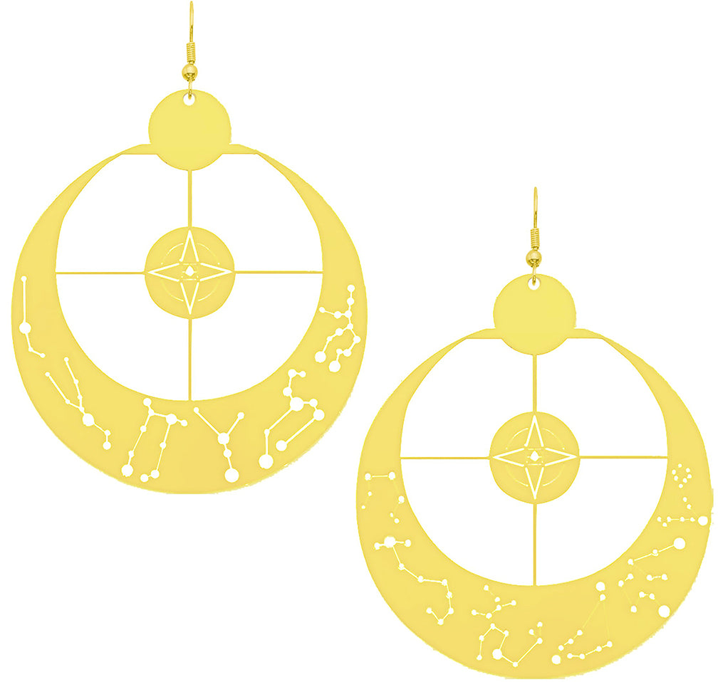Zodiac Sign Constellation Earrings