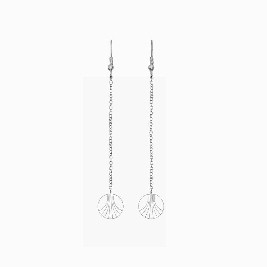 Gravity Wave Charm Earrings