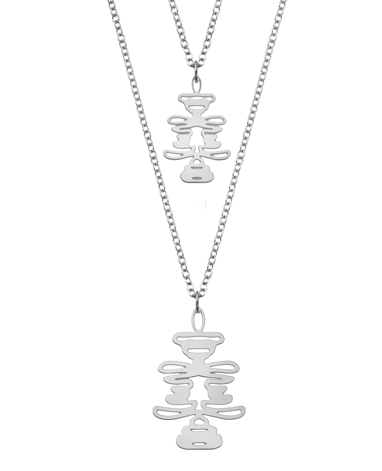 Mayan Necklace | Twin-Star Symbol