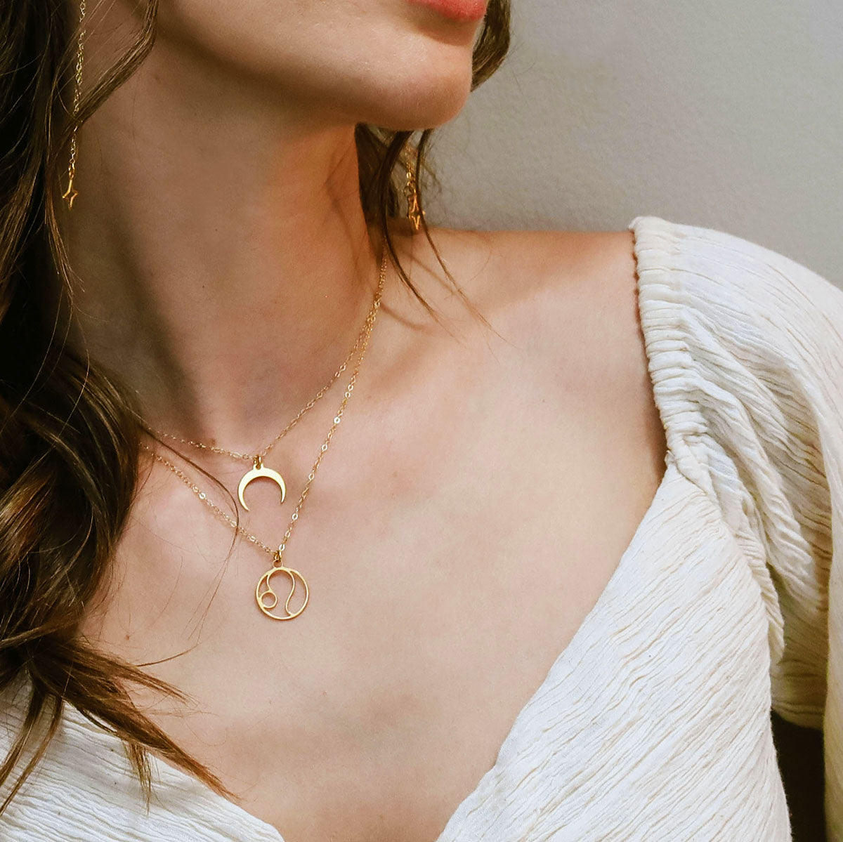Rael Cohen Zodiac Leo Necklace In Gold