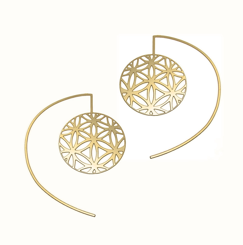 Rael Cohen Seed Of Life Statement Earrings In Silver