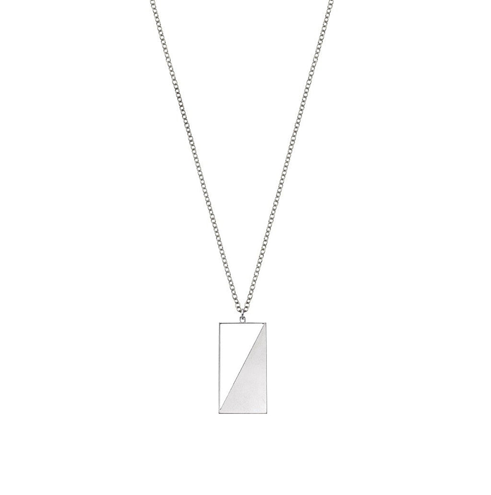 Rael Cohen Geometric Inspired Necklace In Silver