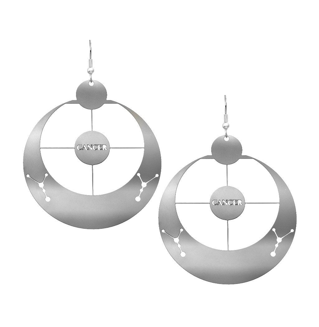 Rael Cohen Zodiac Inspired Statement Cancer Earrings In Silver