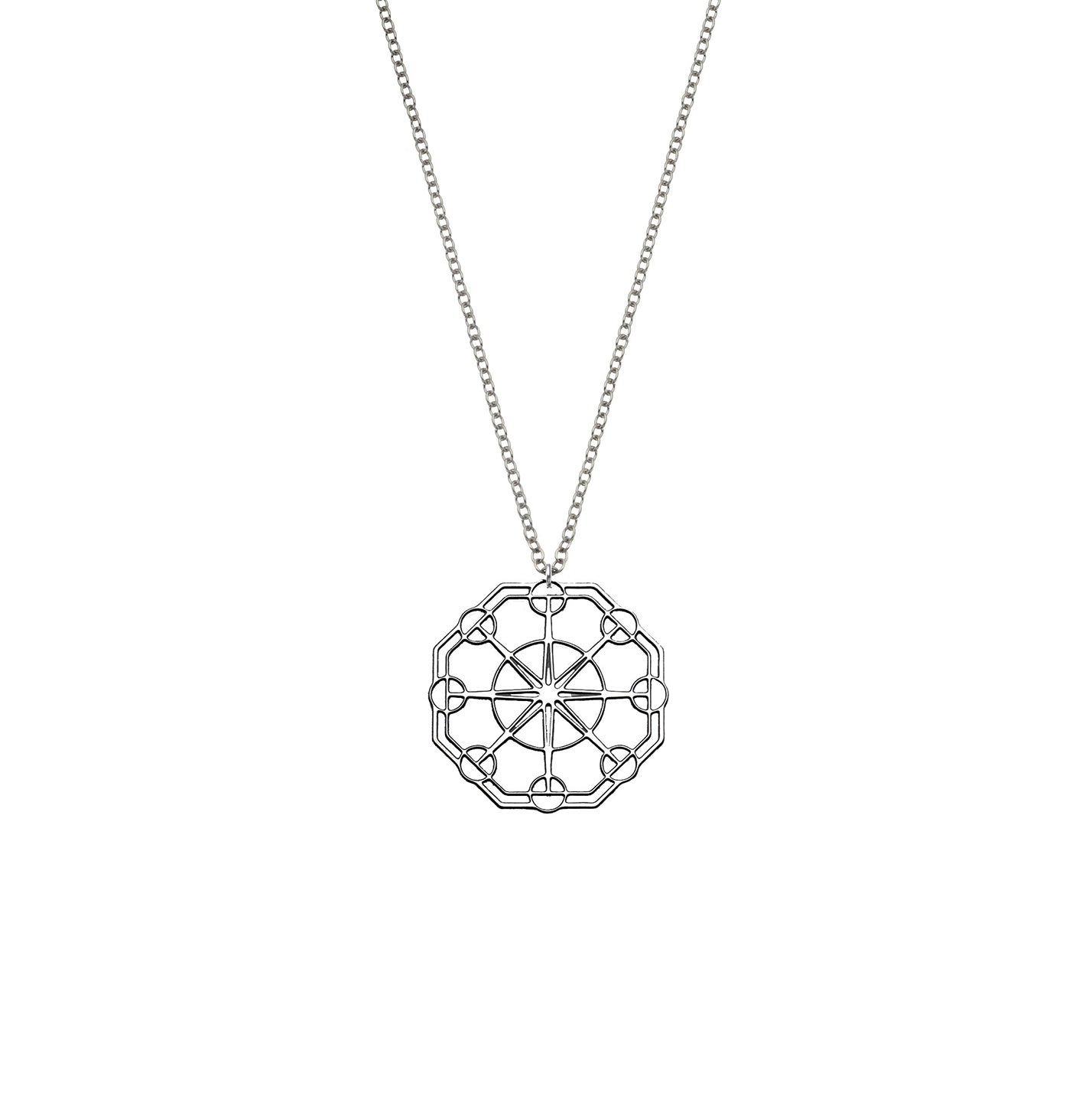 Rael Cohen Celtic Symbol Inspired Necklace In Silver