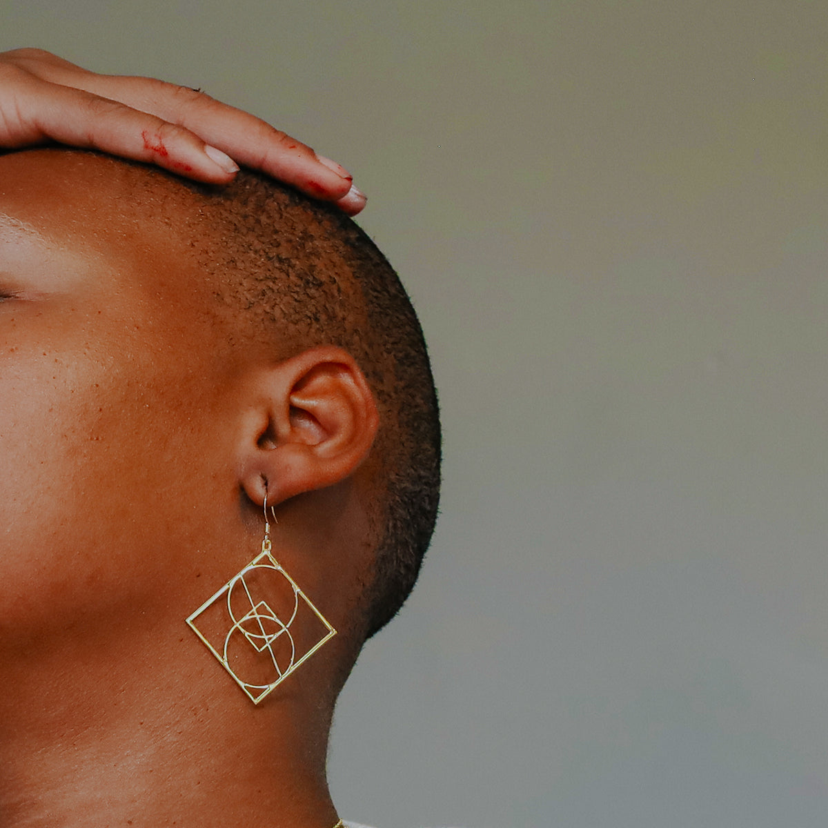 Rael Cohen Vesica Pices Silver Earrings