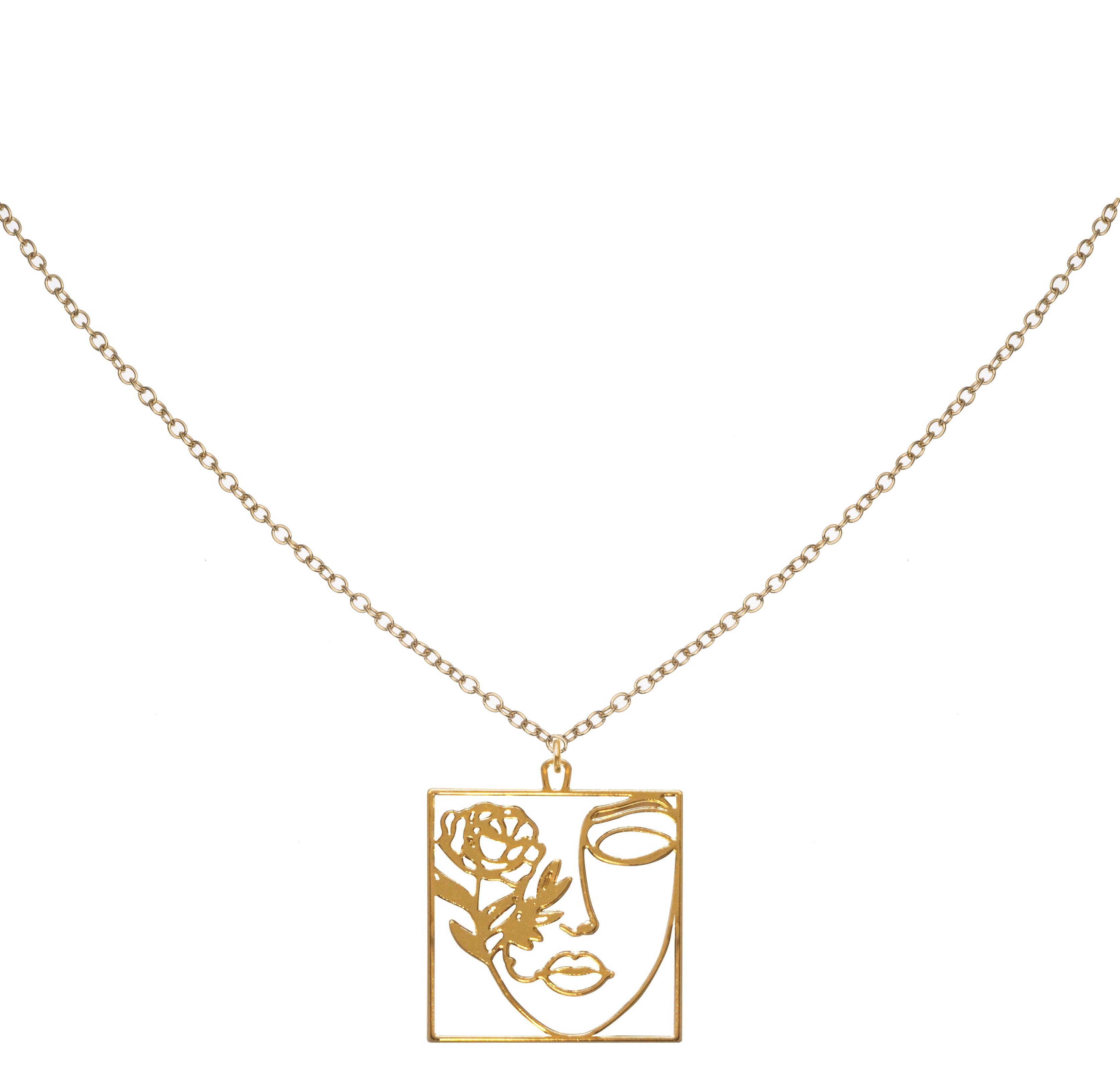 Rael Cohen Nature Inspired Rose Necklace In Gold