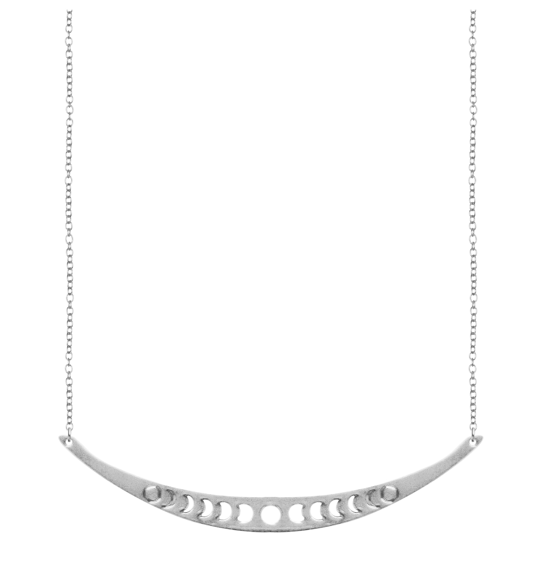 Rael Cohen Moonphase Necklace In Silver