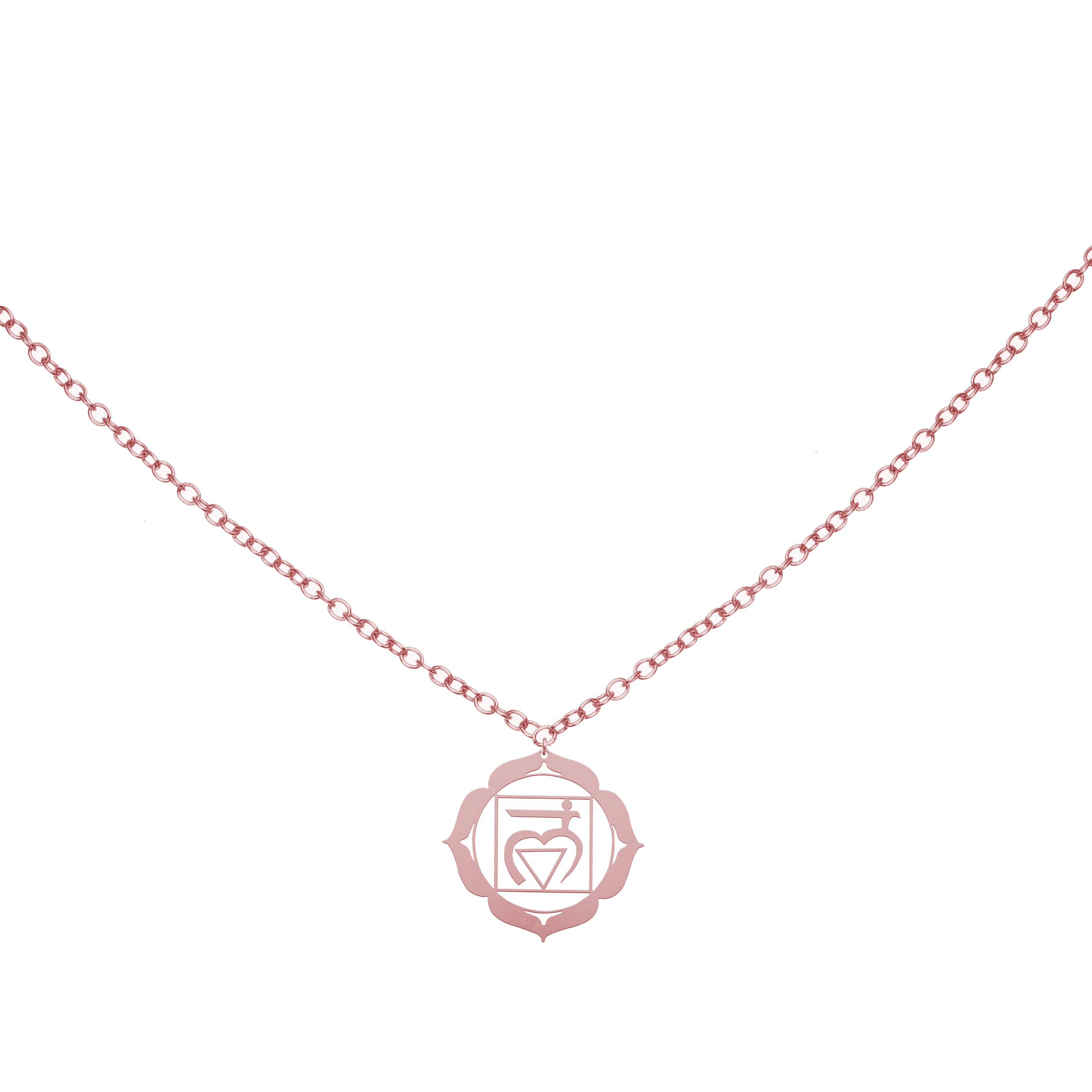 Rael Cohen Root Chakra Necklace In Rose Gold