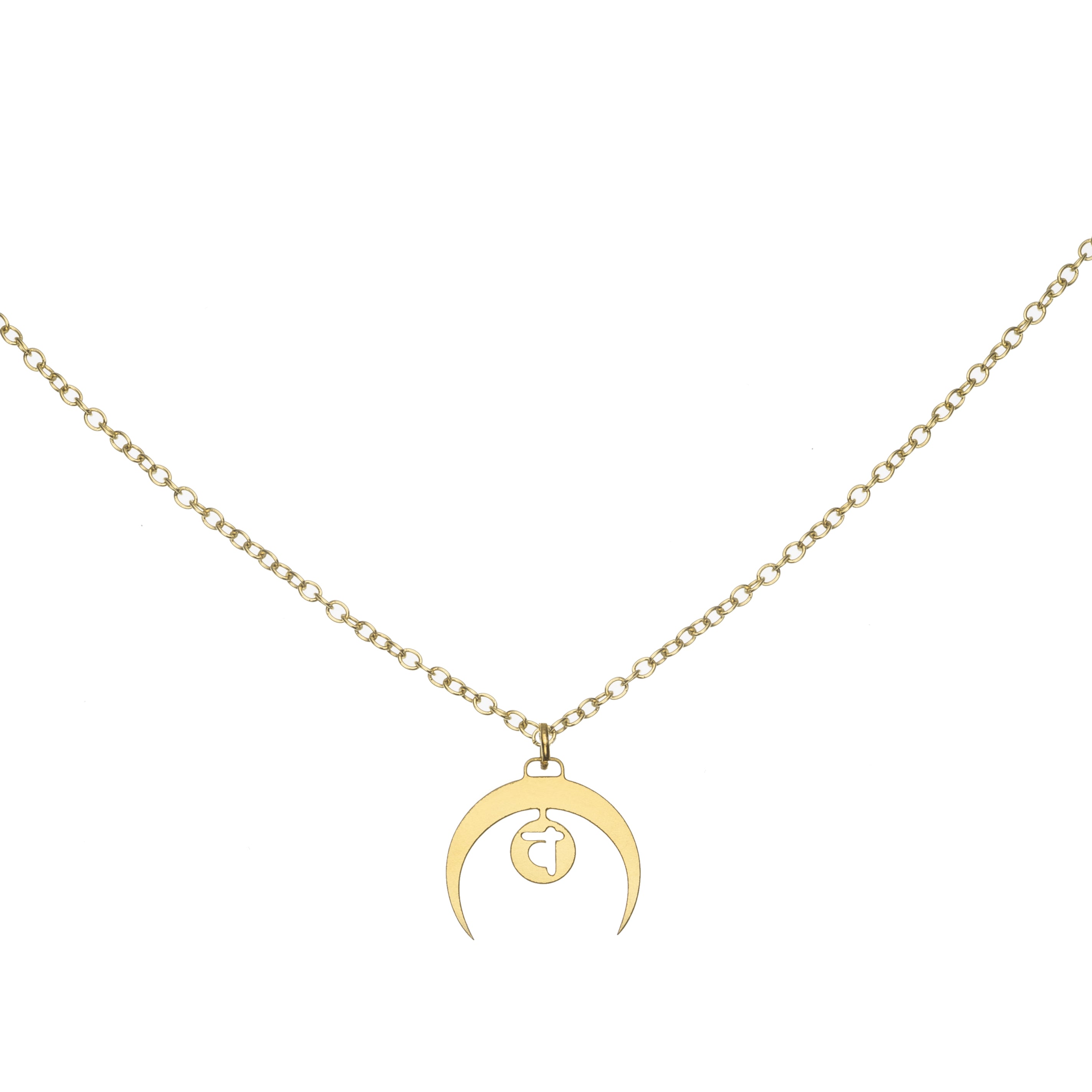 Sacral Chakra Moon Necklace | Chakras Jewelry