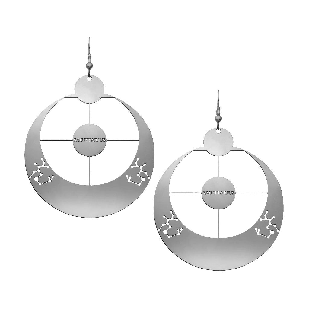 Rael Cohen Zodiac Inspired Sagittarius Constellation Earrings In Silver