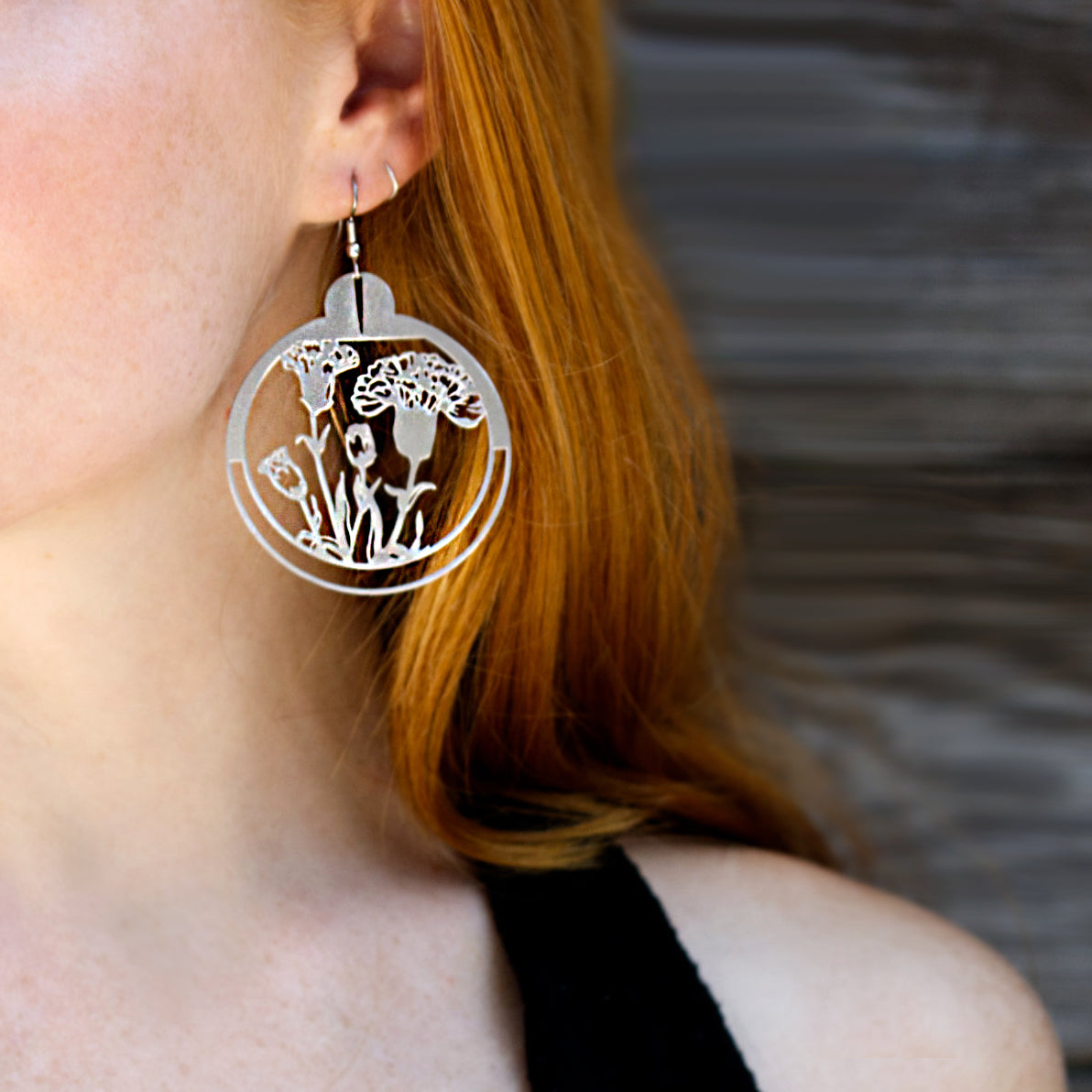 Rael Cohen Flower Inspired Botanical Earrings In Silver