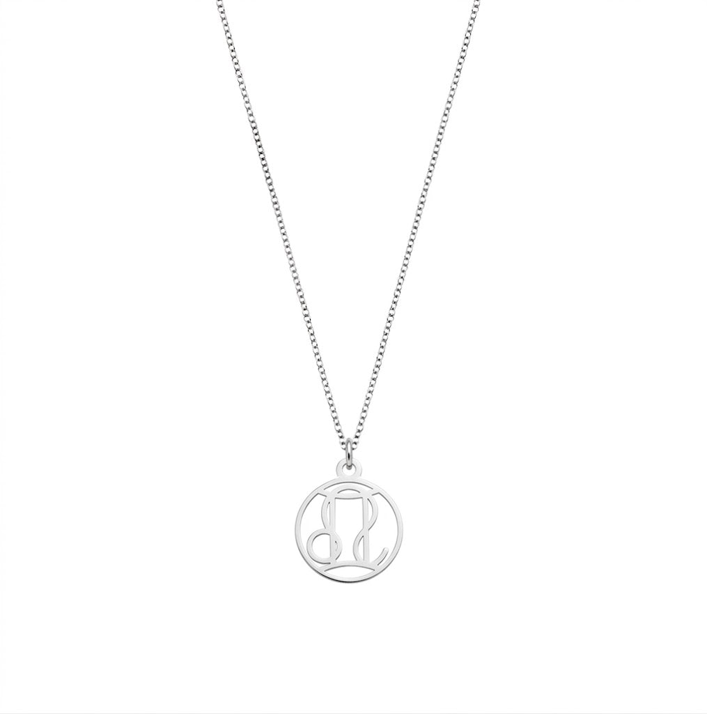 Holiday Gift - Pure Silver Zodiac Lovers Pendant