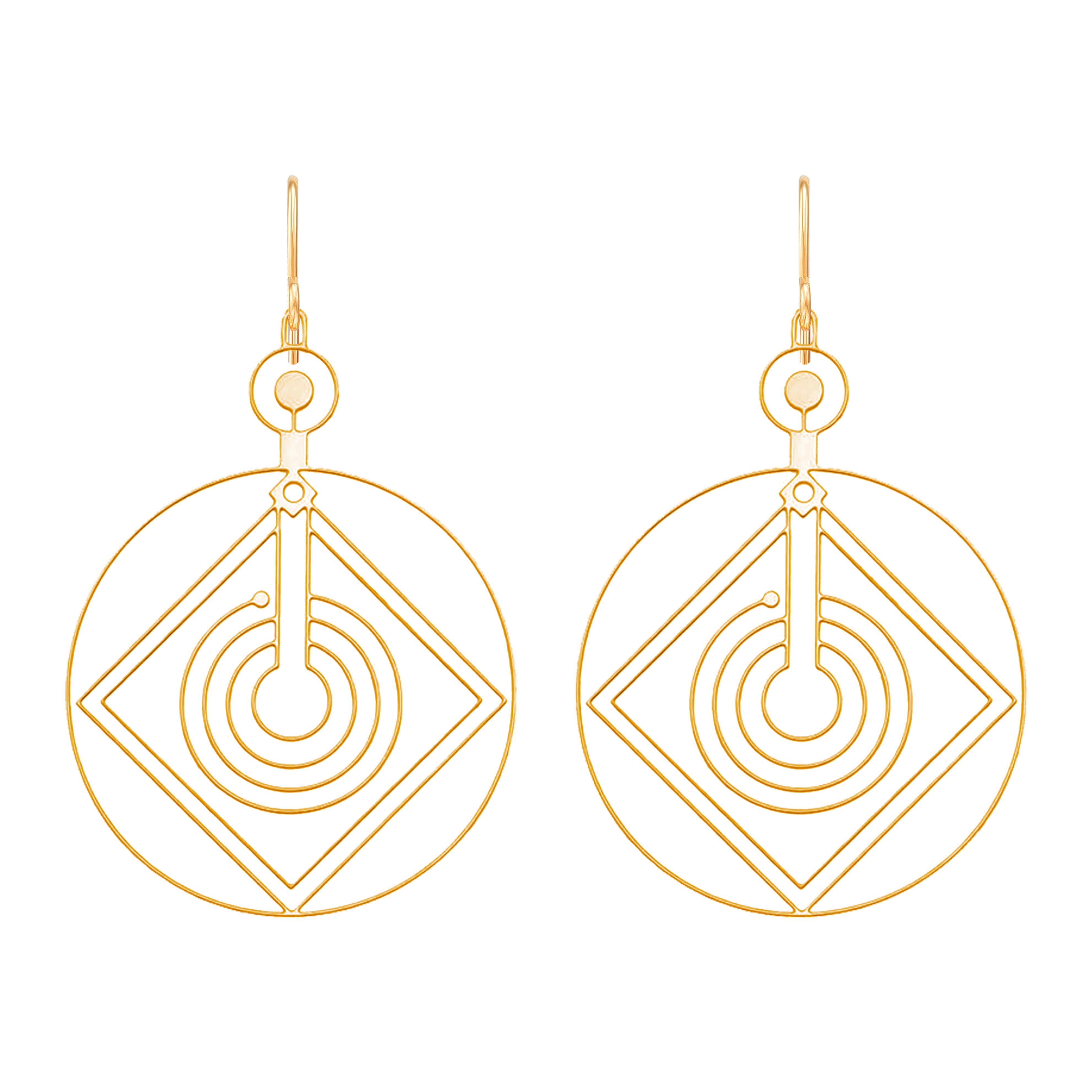 Space Jewelry - Large Crop Circle Jewelry