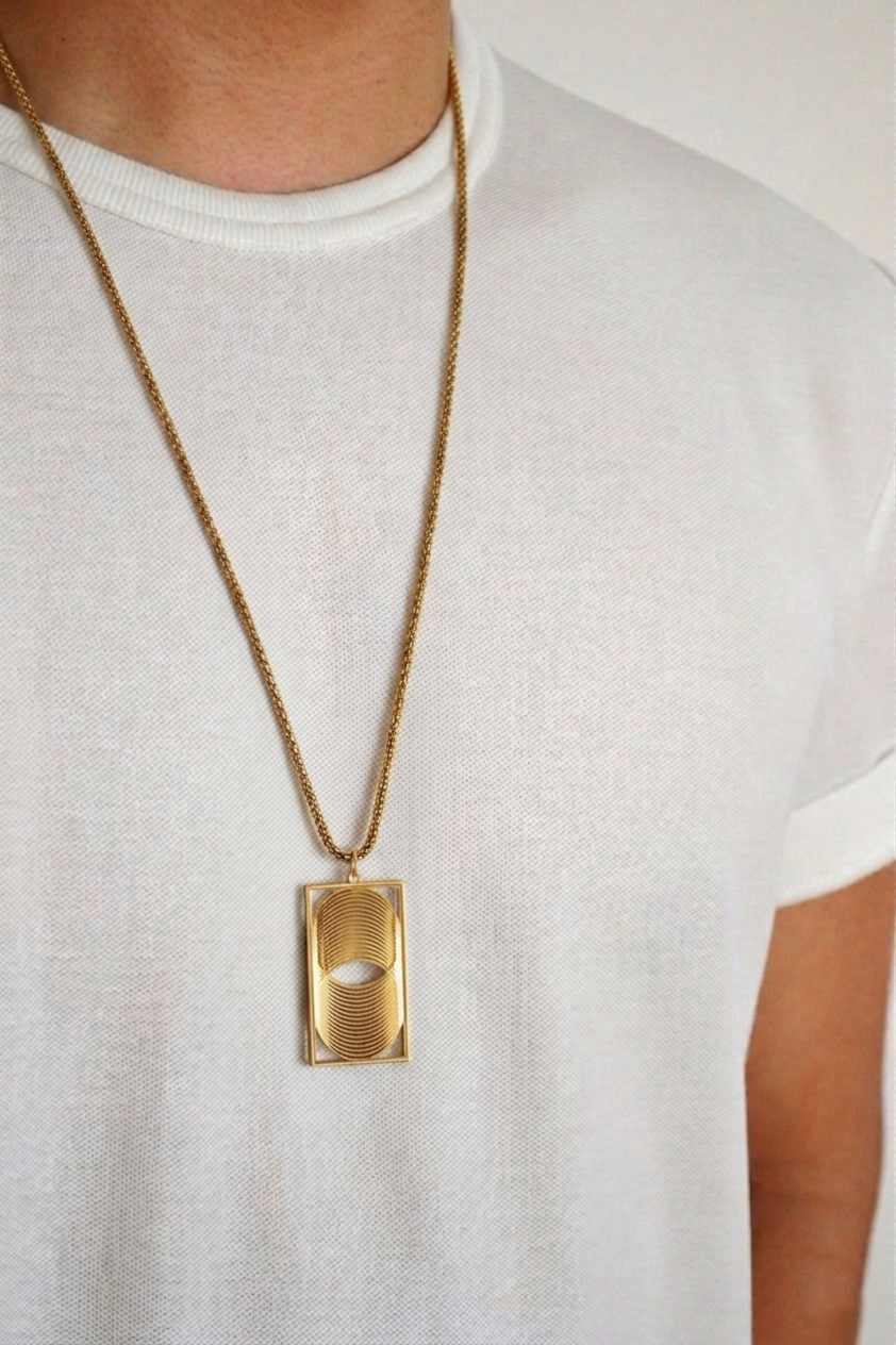 Symbol Jewelry | Gold Vortex Necklace