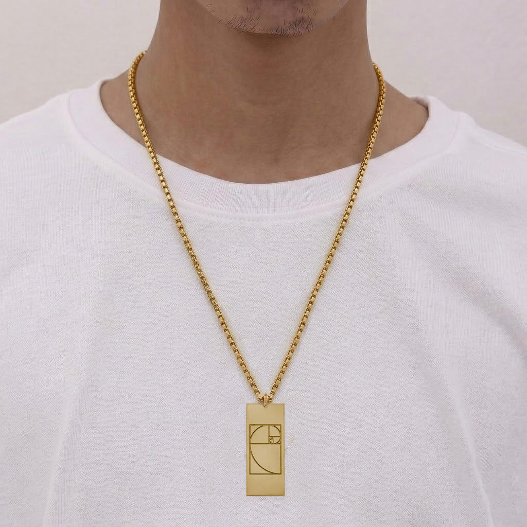 Mens Golden Ratio Necklace