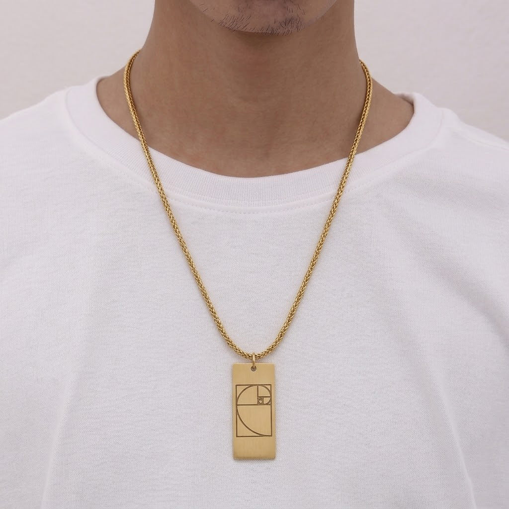 Mens Golden Ratio Necklace