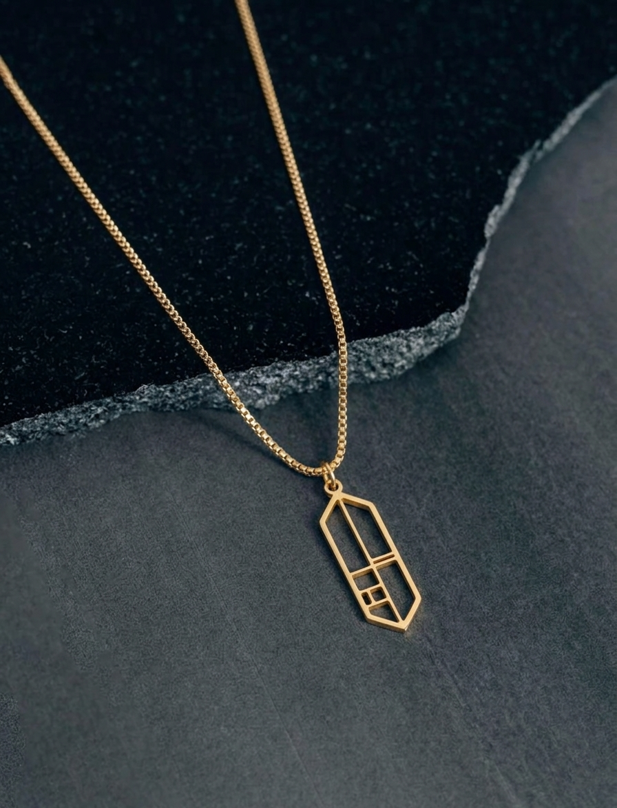 Mens Valor Key Necklace
