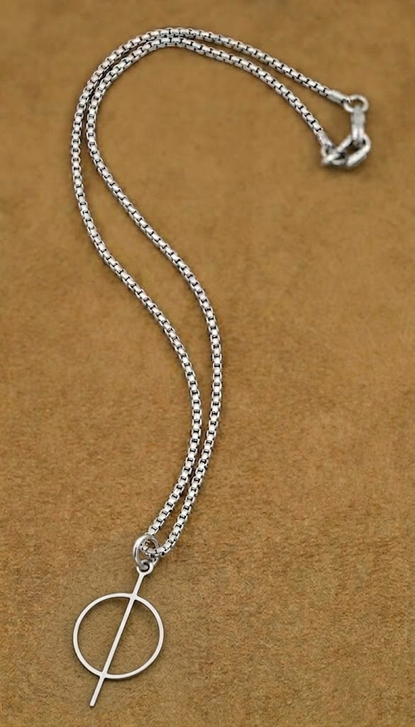 Science Jewelry - Mens Phi Necklace