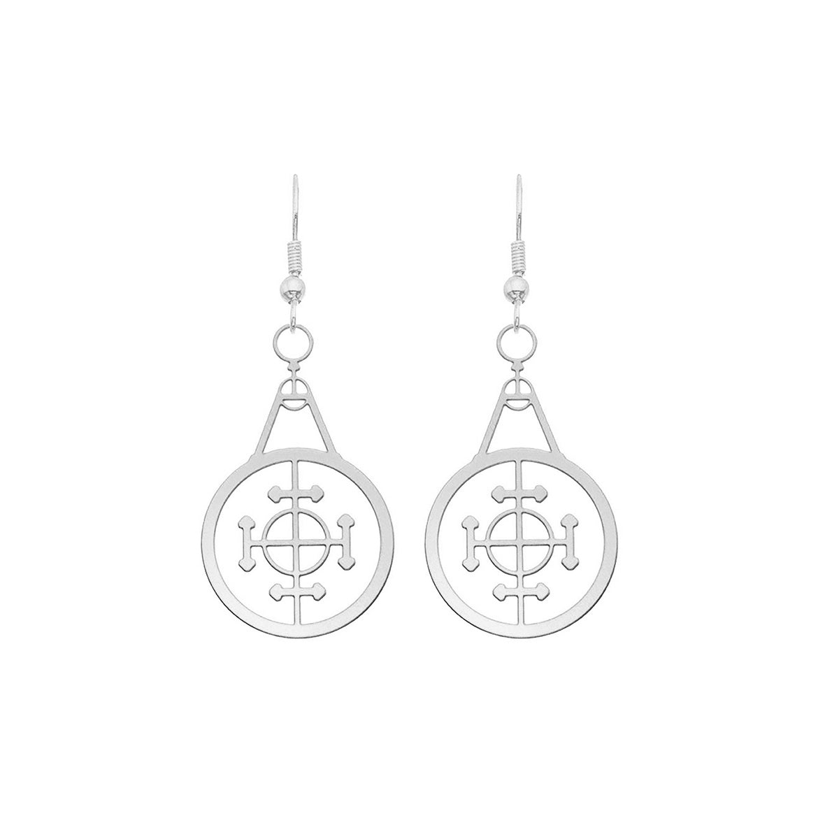 Alchemy Symbol Drop Earrings
