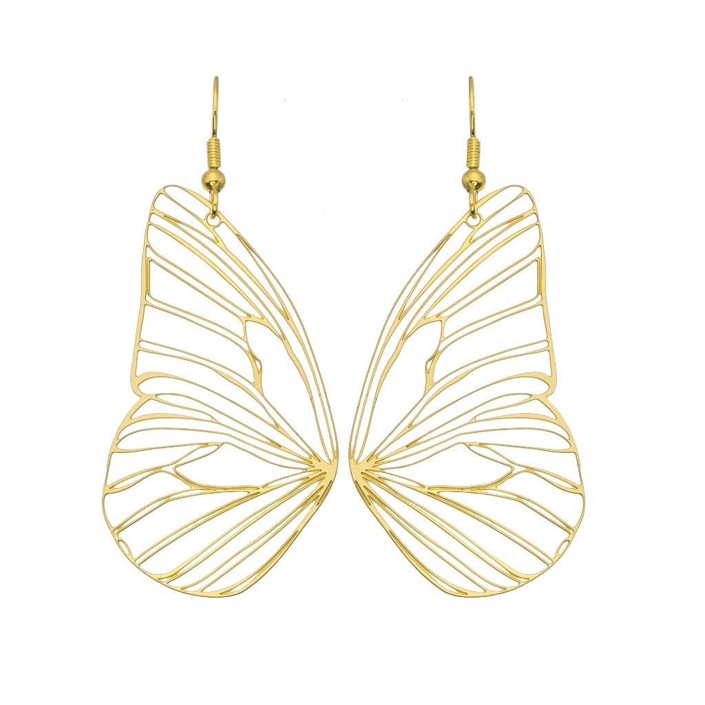 Rael Cohen Butterfly Inspired Drop Earrings In Gold