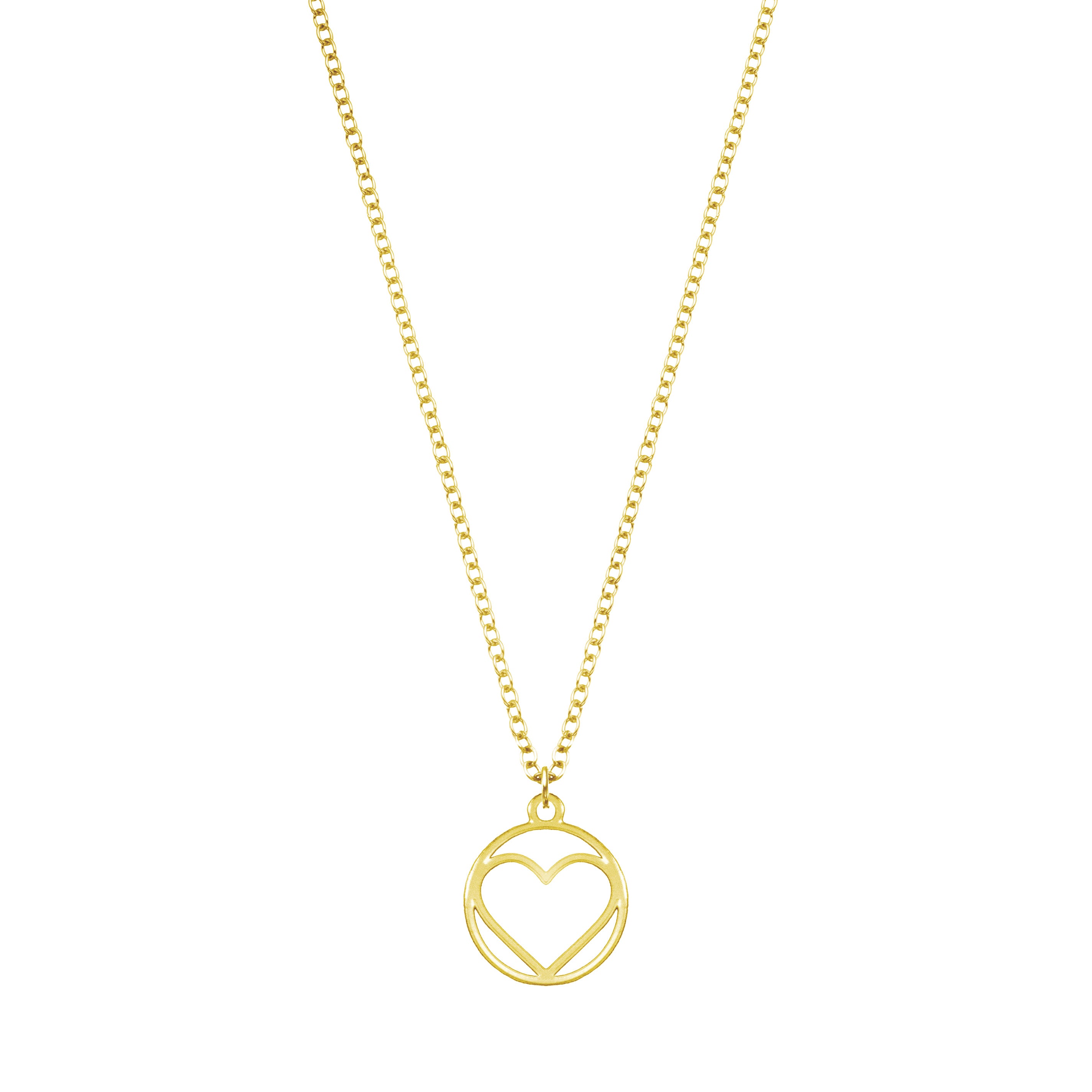 Open Heart Necklace - Love Jewelry for Women