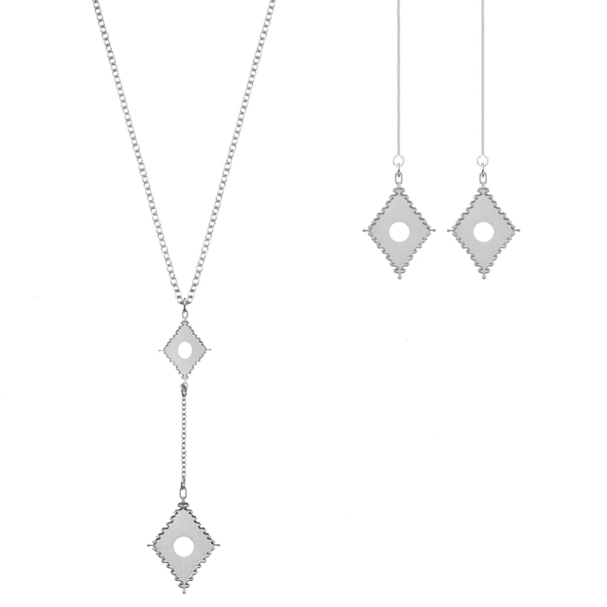 Historic Jewelry - Diamond Drop Jewelry Gift Set