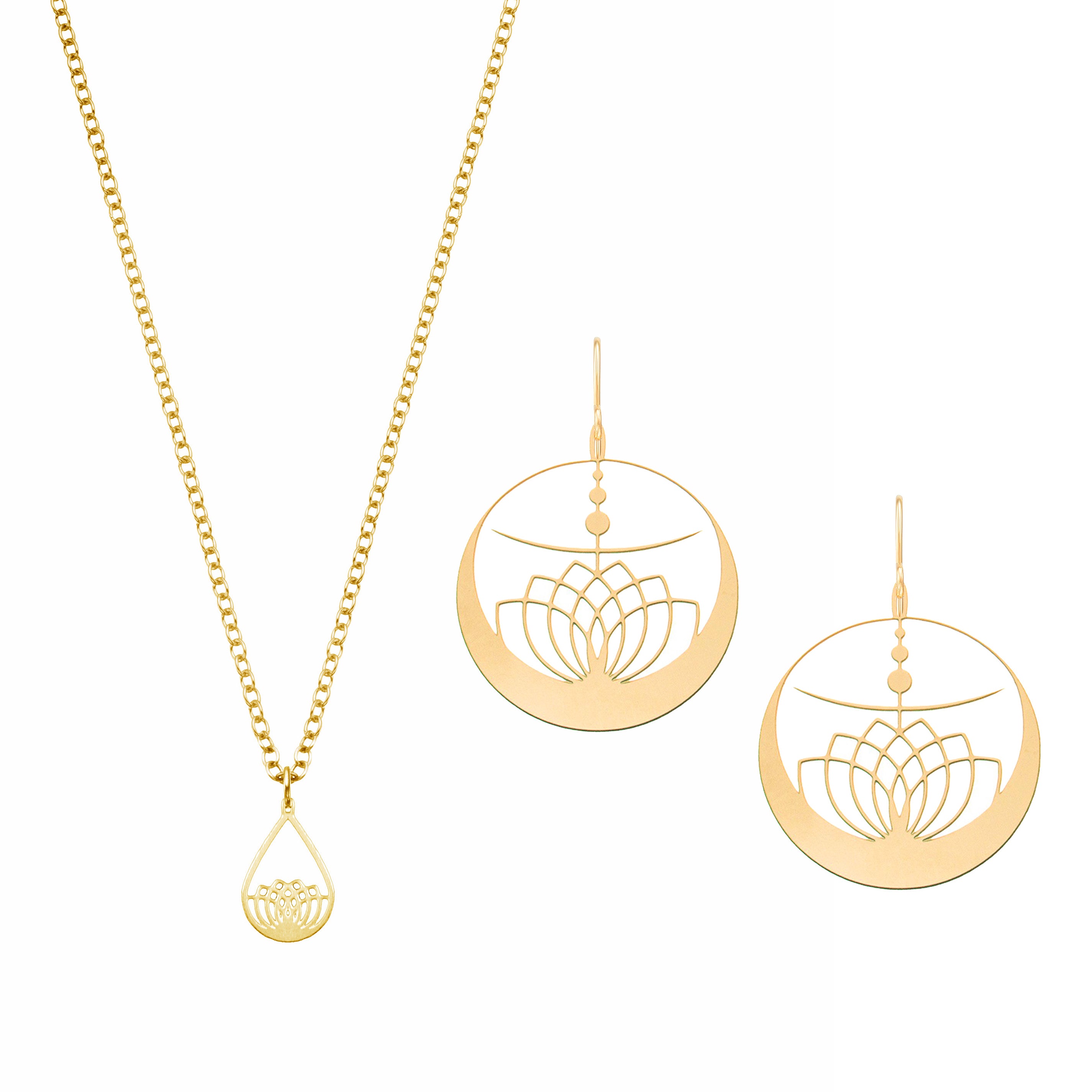 Lotus Flower Jewelry - Lotus Jewelry Gift Set