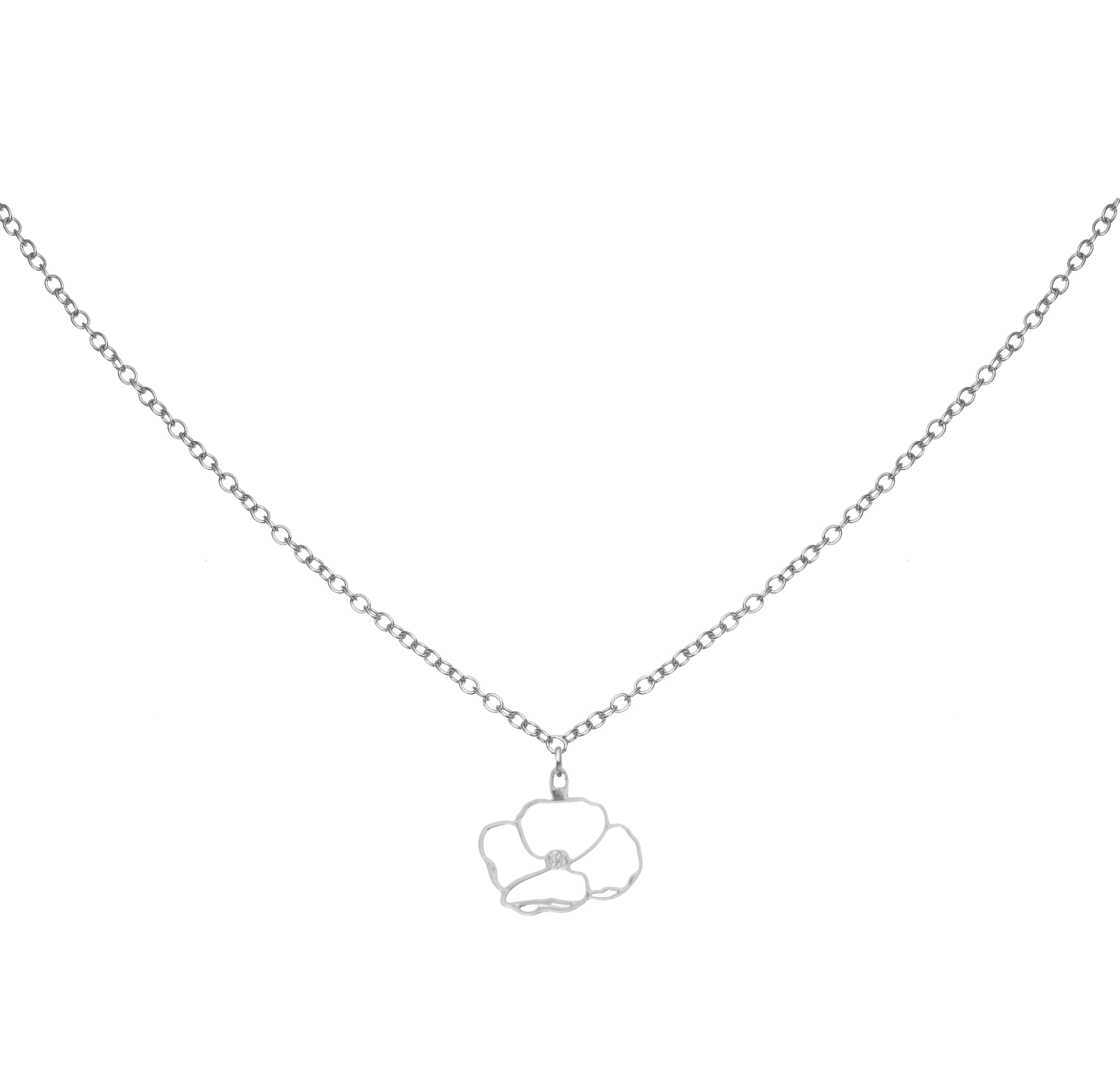 Dainty Buttercup Flower Necklace