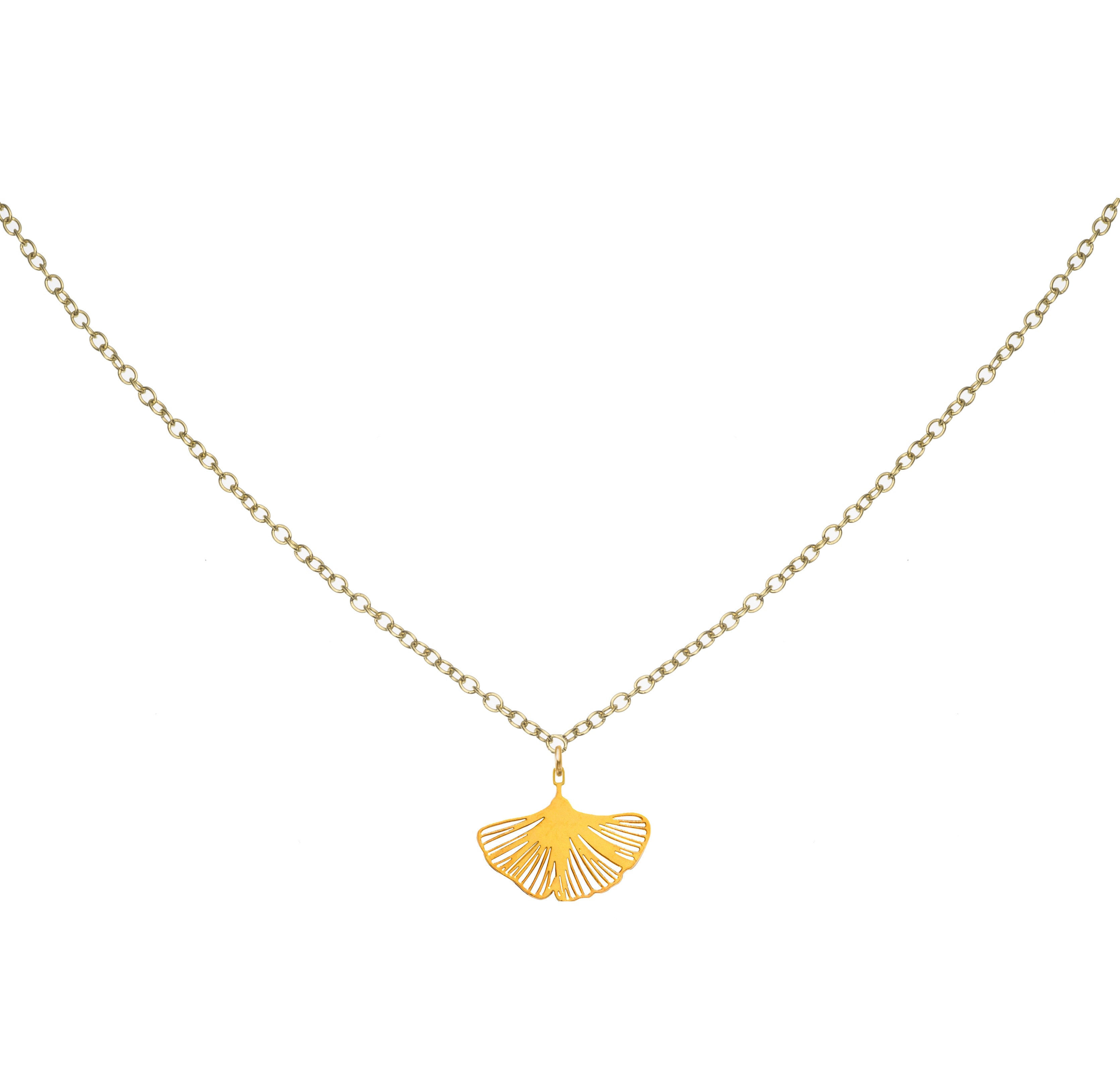 Dainty Ginkgo Leaf Necklace