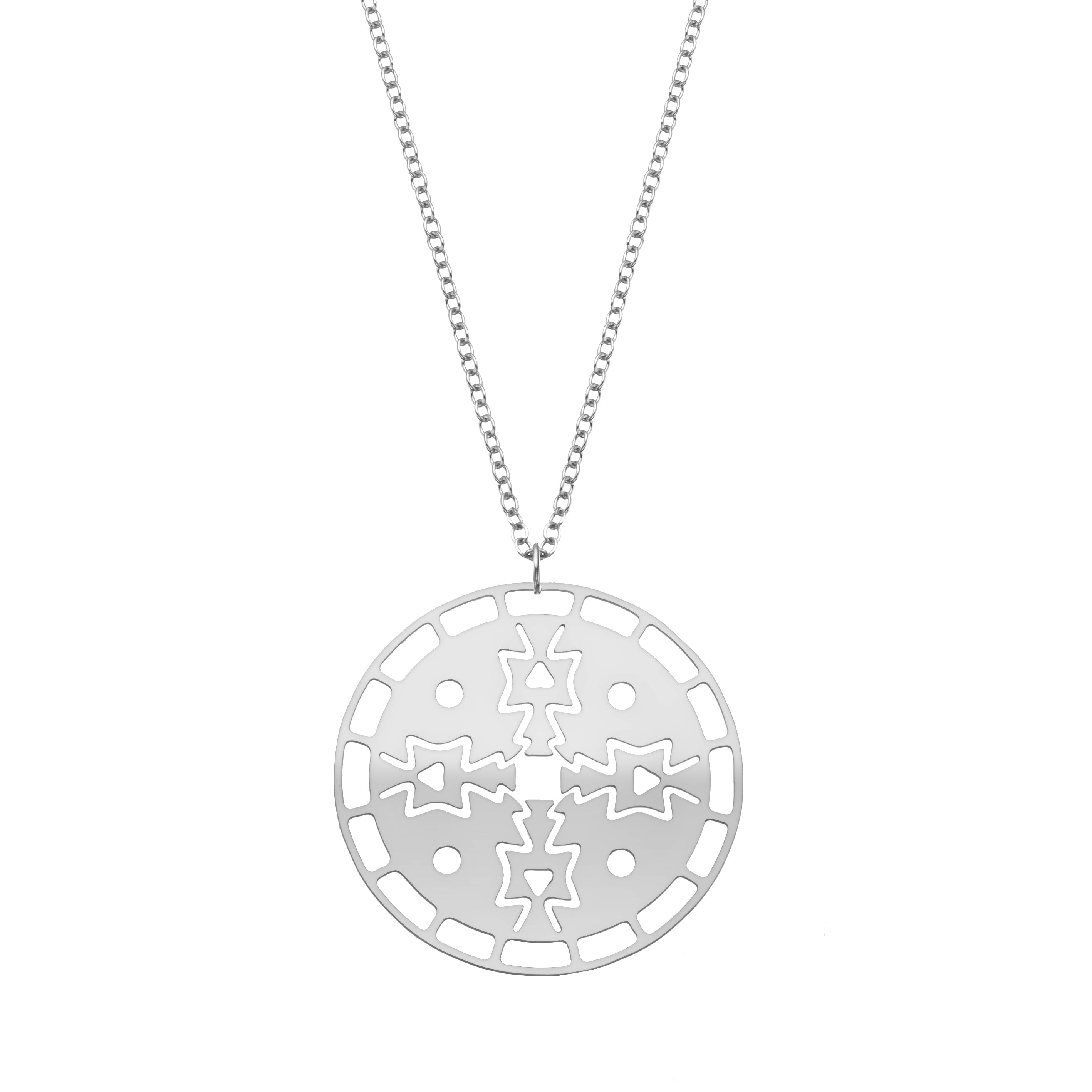 Mayan Jewelry - Sol Medicine Wheel Necklace