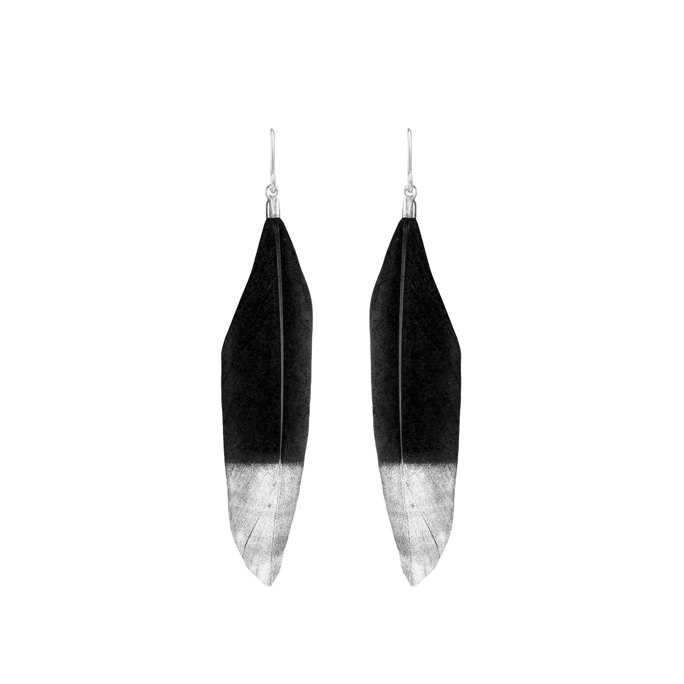 Feather Drop Earrings