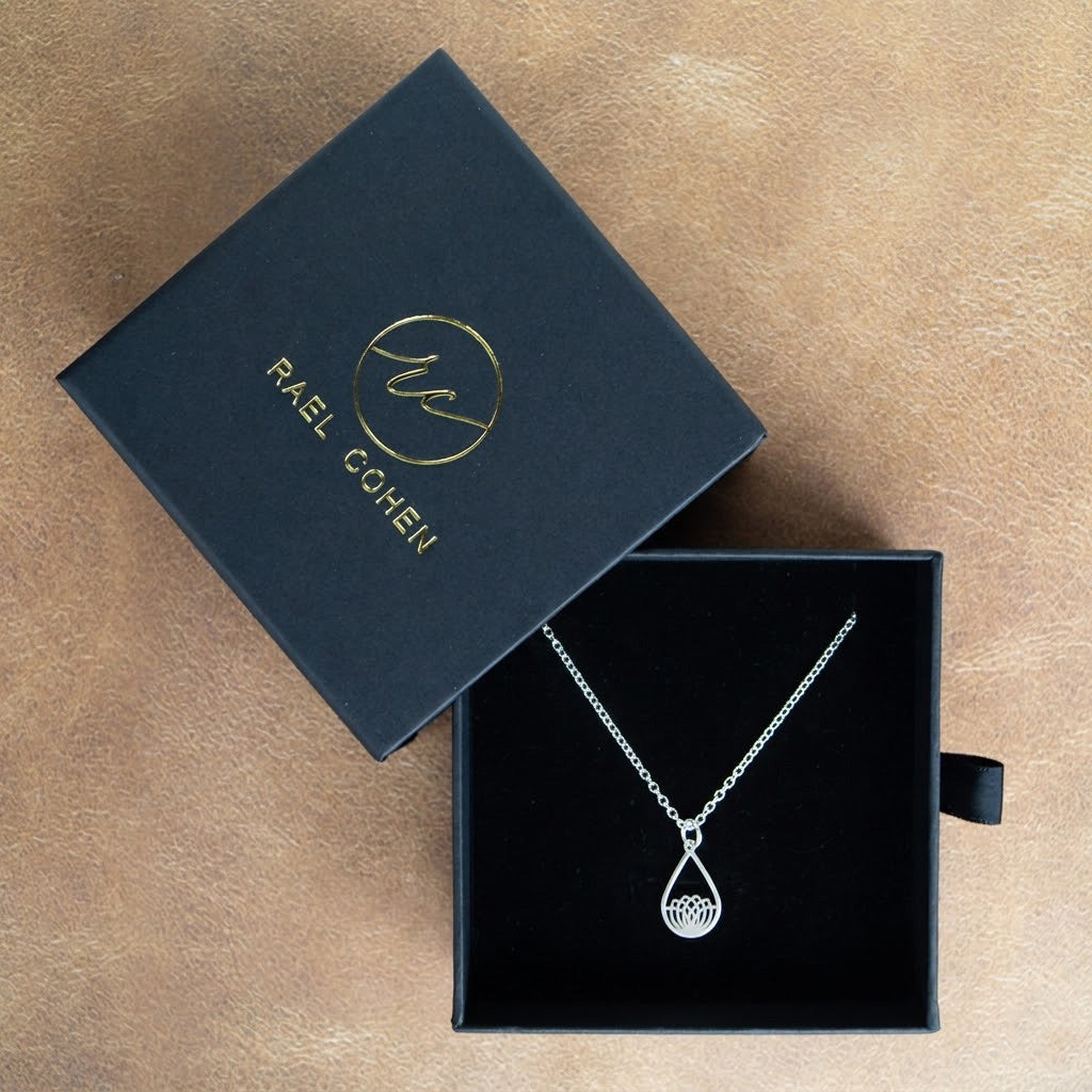 Lotus Flower Jewelry - Lotus Necklace for Wisdom