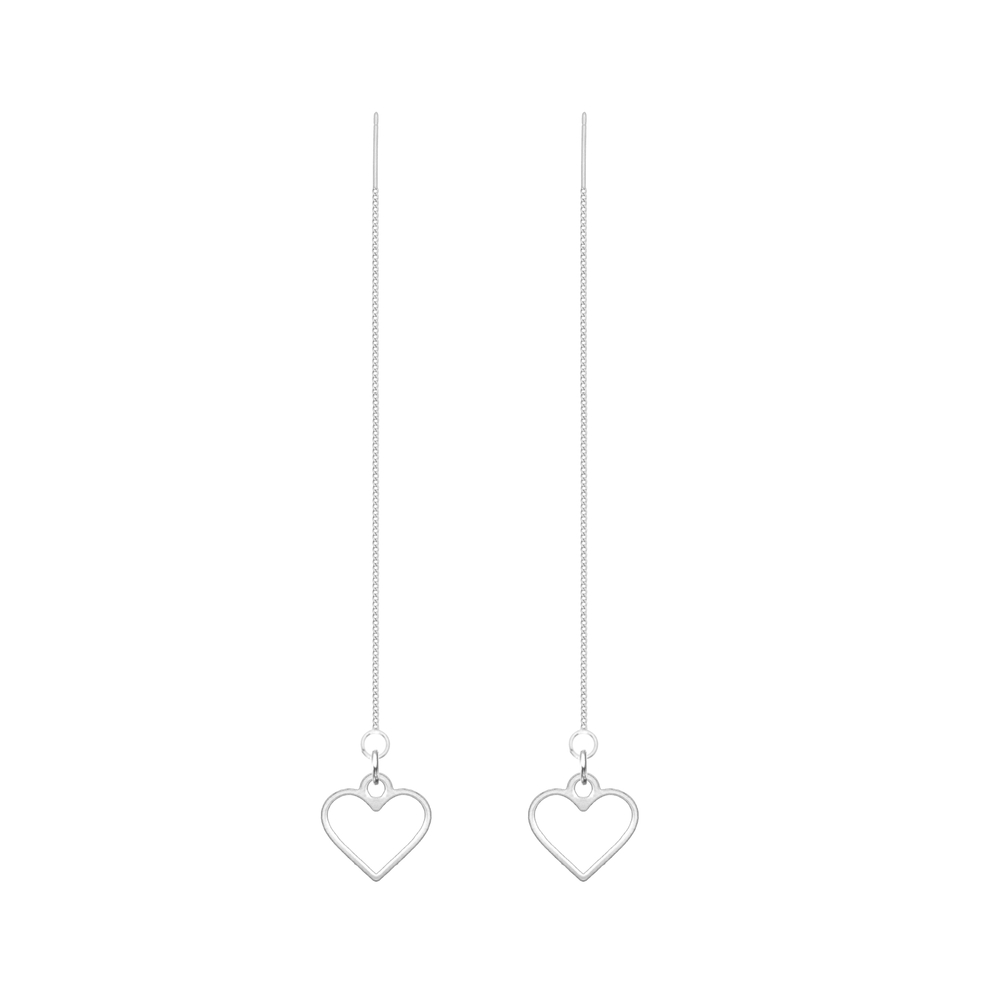 Open Heart Earrings - Love Jewelry for Women