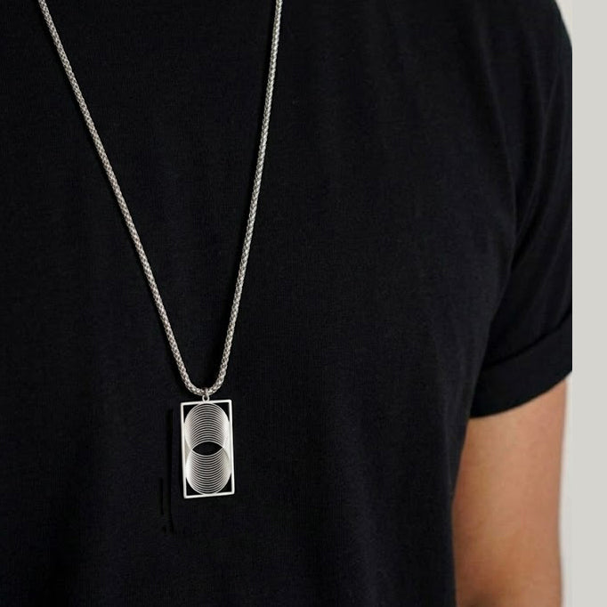 Symbol Jewelry | Silver Vortex Necklace